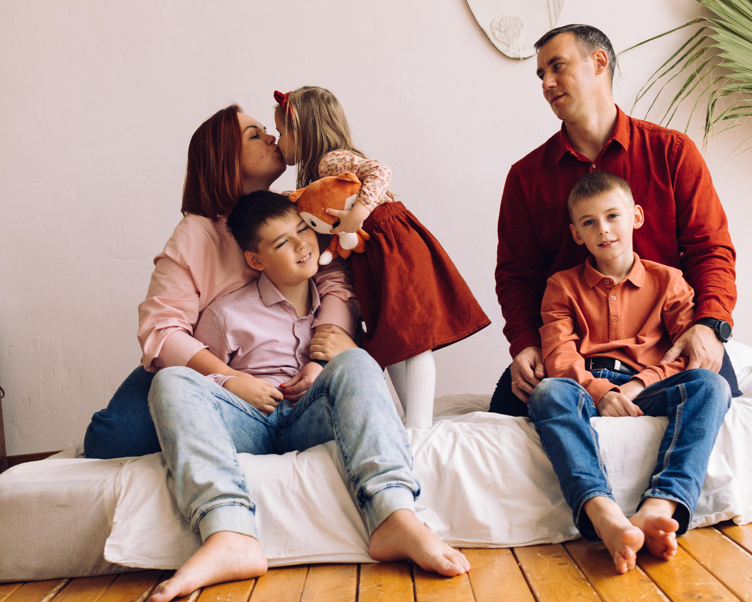 Семейная фотосессия для Анны и Димы. Детский семейный фотограф в Москве Светлана Микадзе