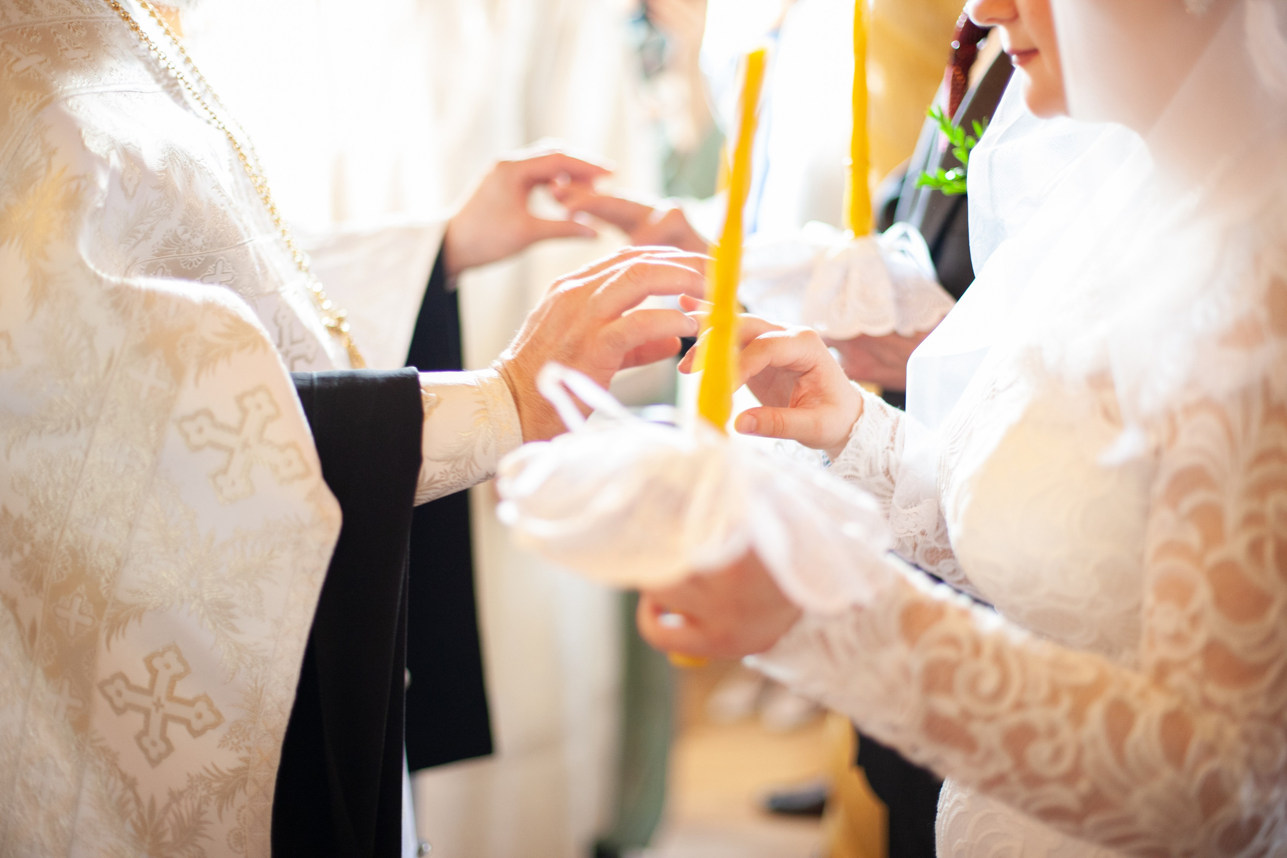 Венчание, стиль «Agfa CT Precisa 100». Фотограф на крещение/венчание