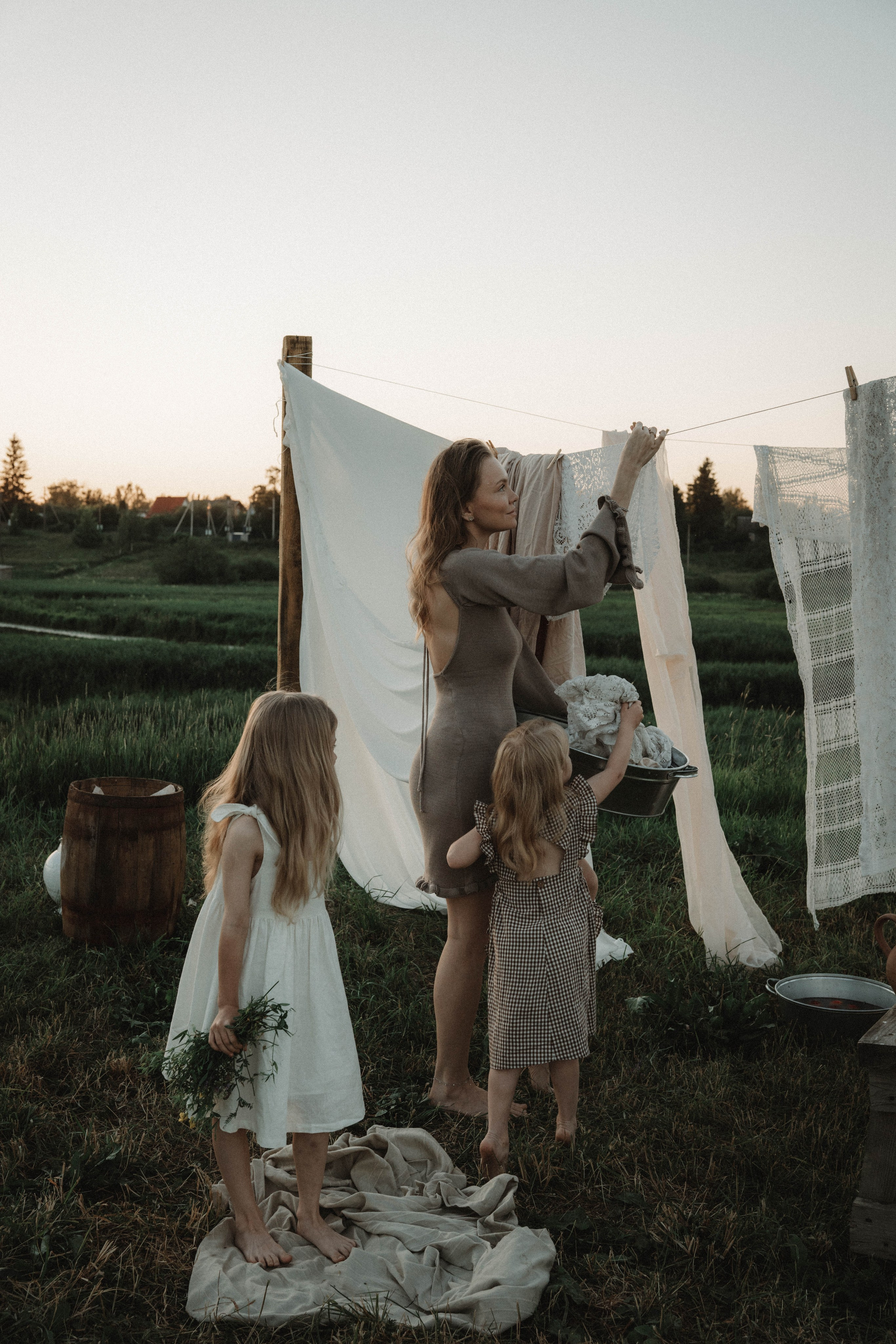 Вика и дети. Фотосессия в Санкт-Петербурге