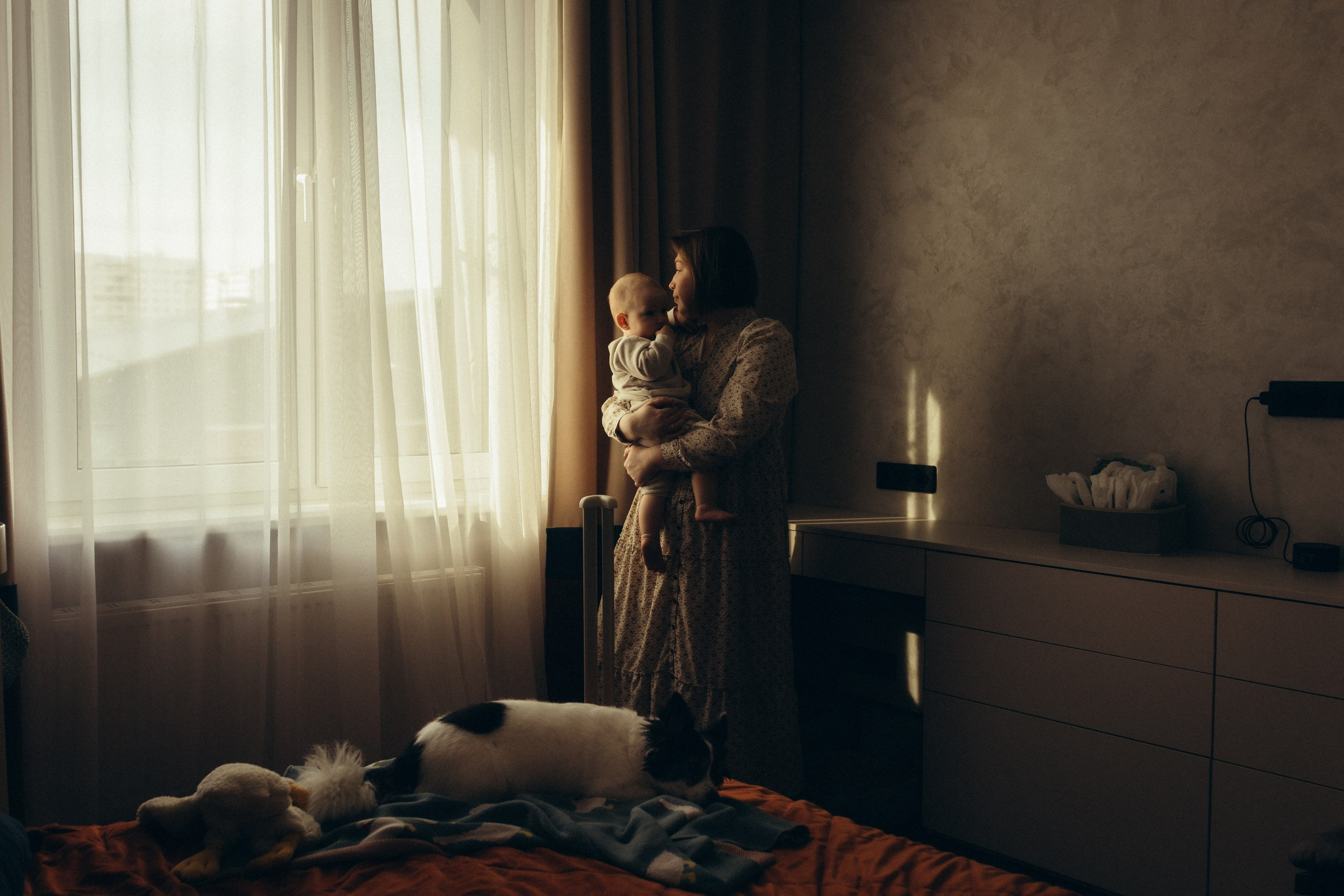 Семейная фотосессия дома. Семейный фотограф в Москве Марина Аргунова