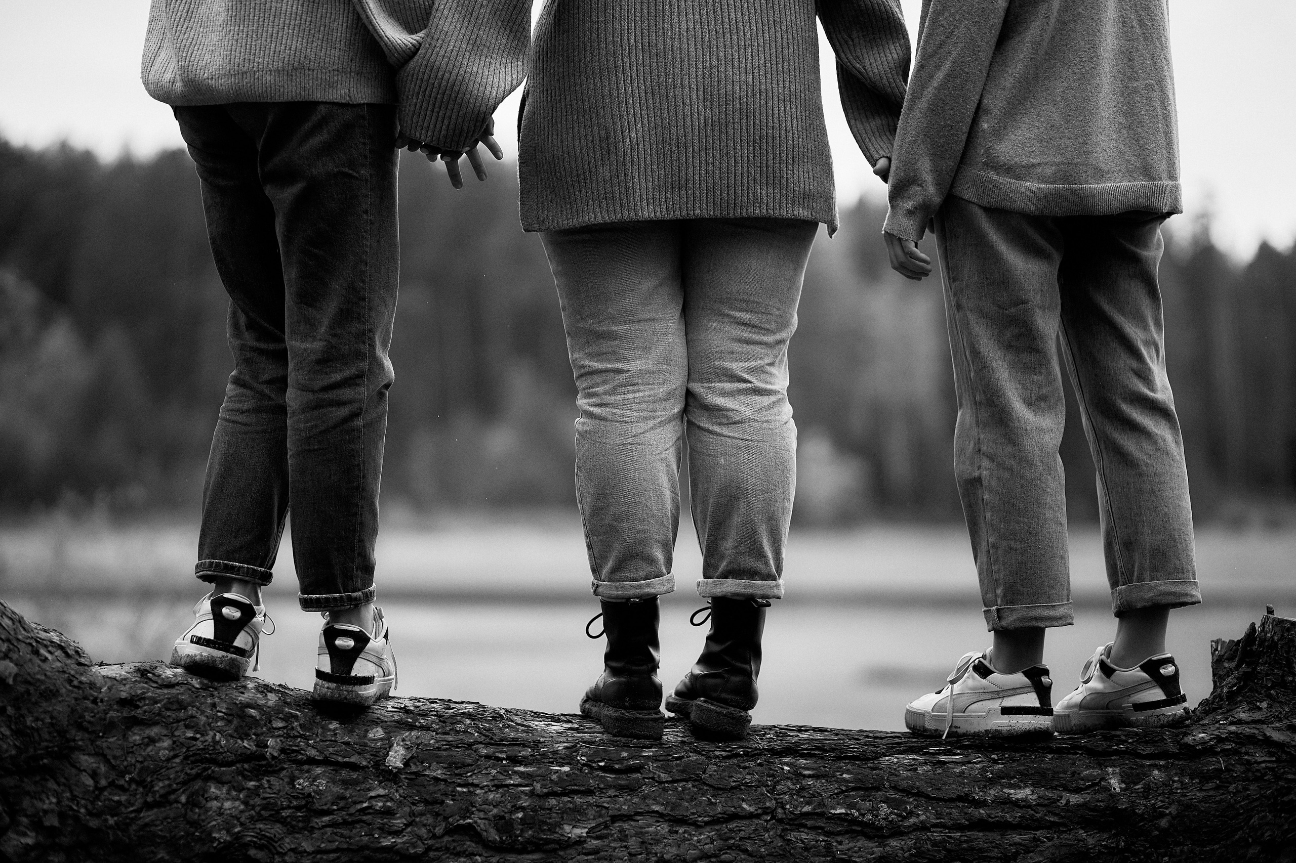 Аня, Таня, Полина, Оля и бабушка Клава. Свадебный фотограф Чайковский