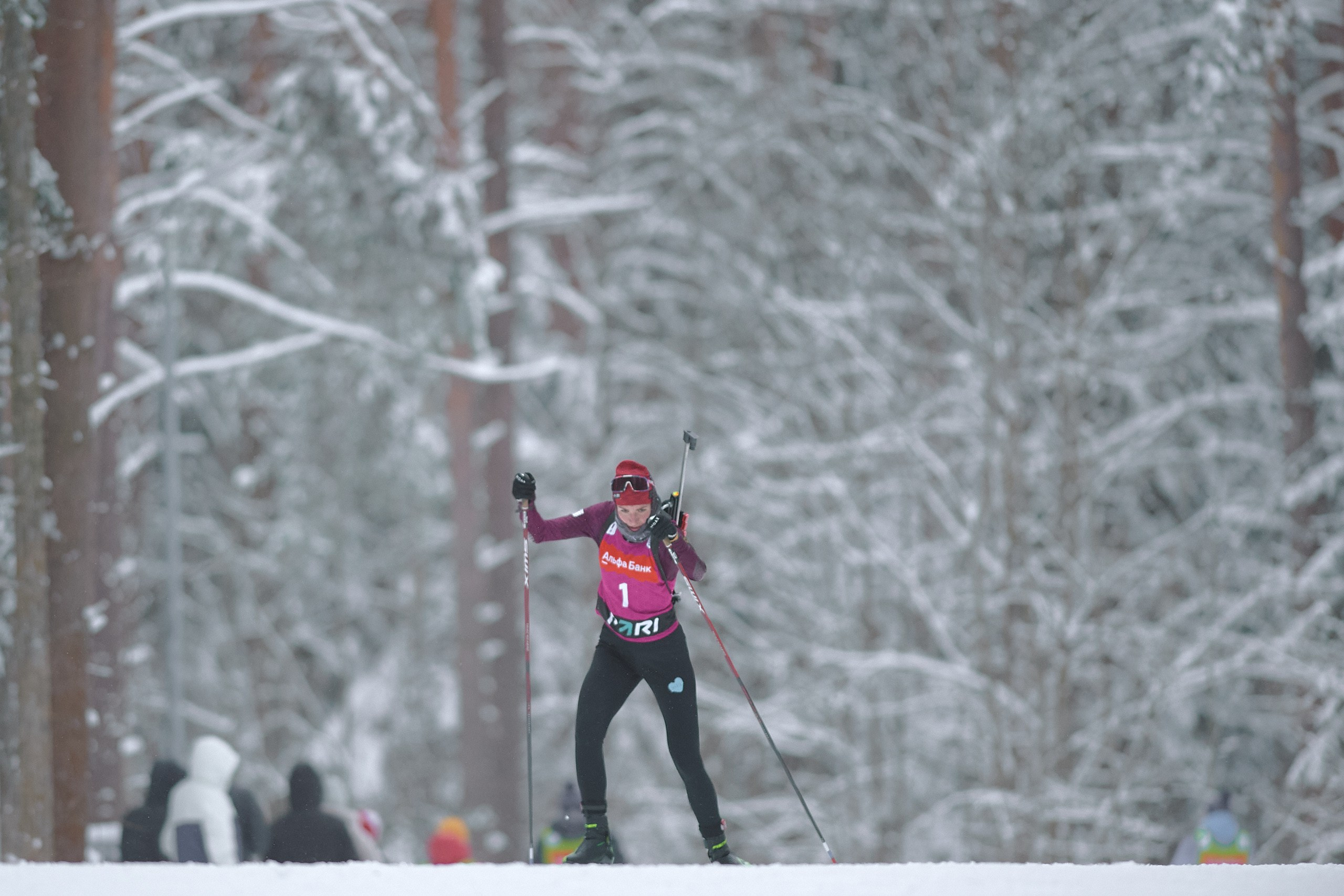 Биатлон. Чемпионат России — 2024/2025, 3-й этап, Ижевск. Ижевская винтовка. Спортивный репортажный фотограф в Ижевске Сергей Мерзляков