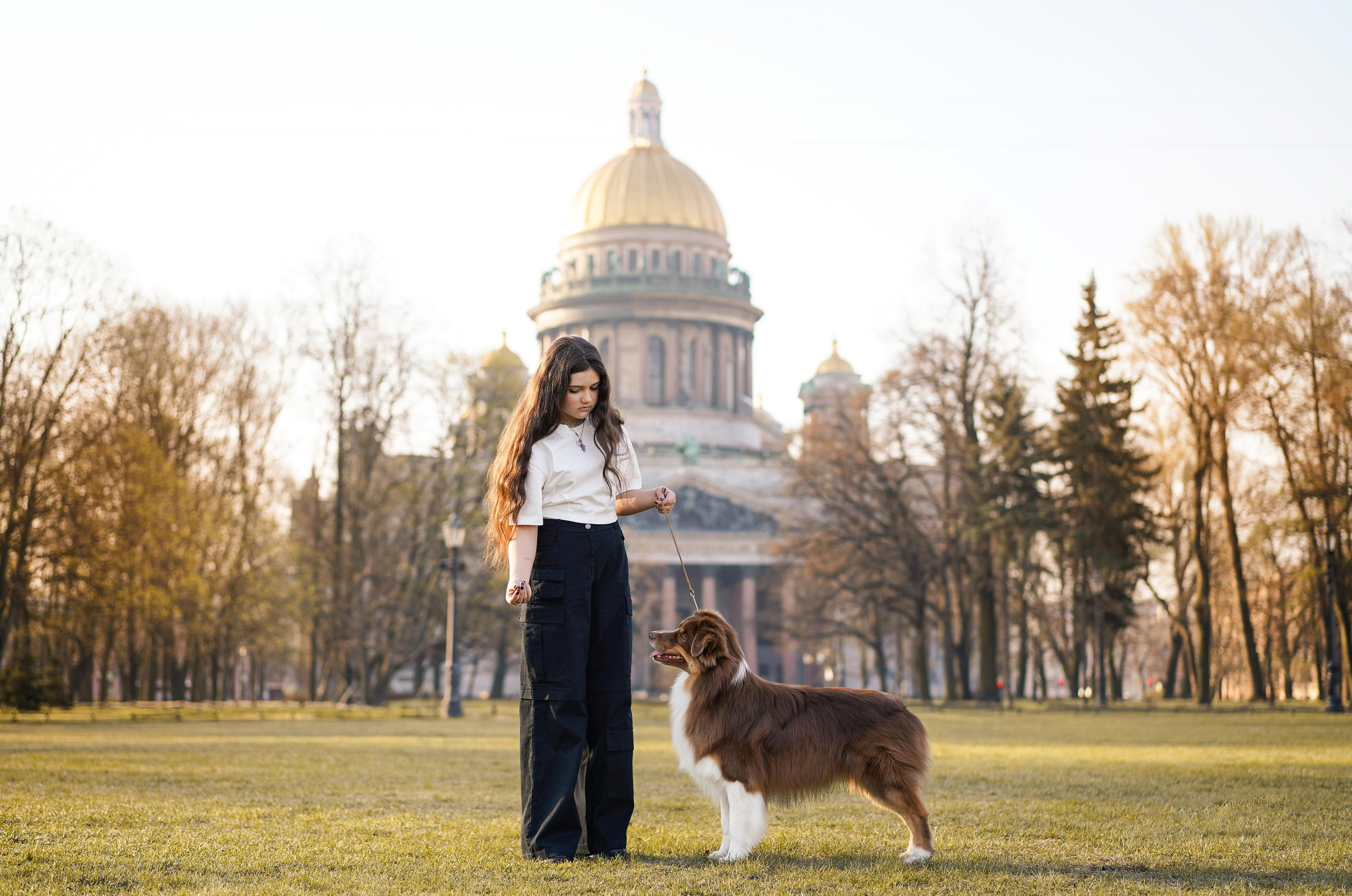 Кристина, Катя и аусси. Фотограф-анималист в Санкт-Петербурге Яна Мартынова