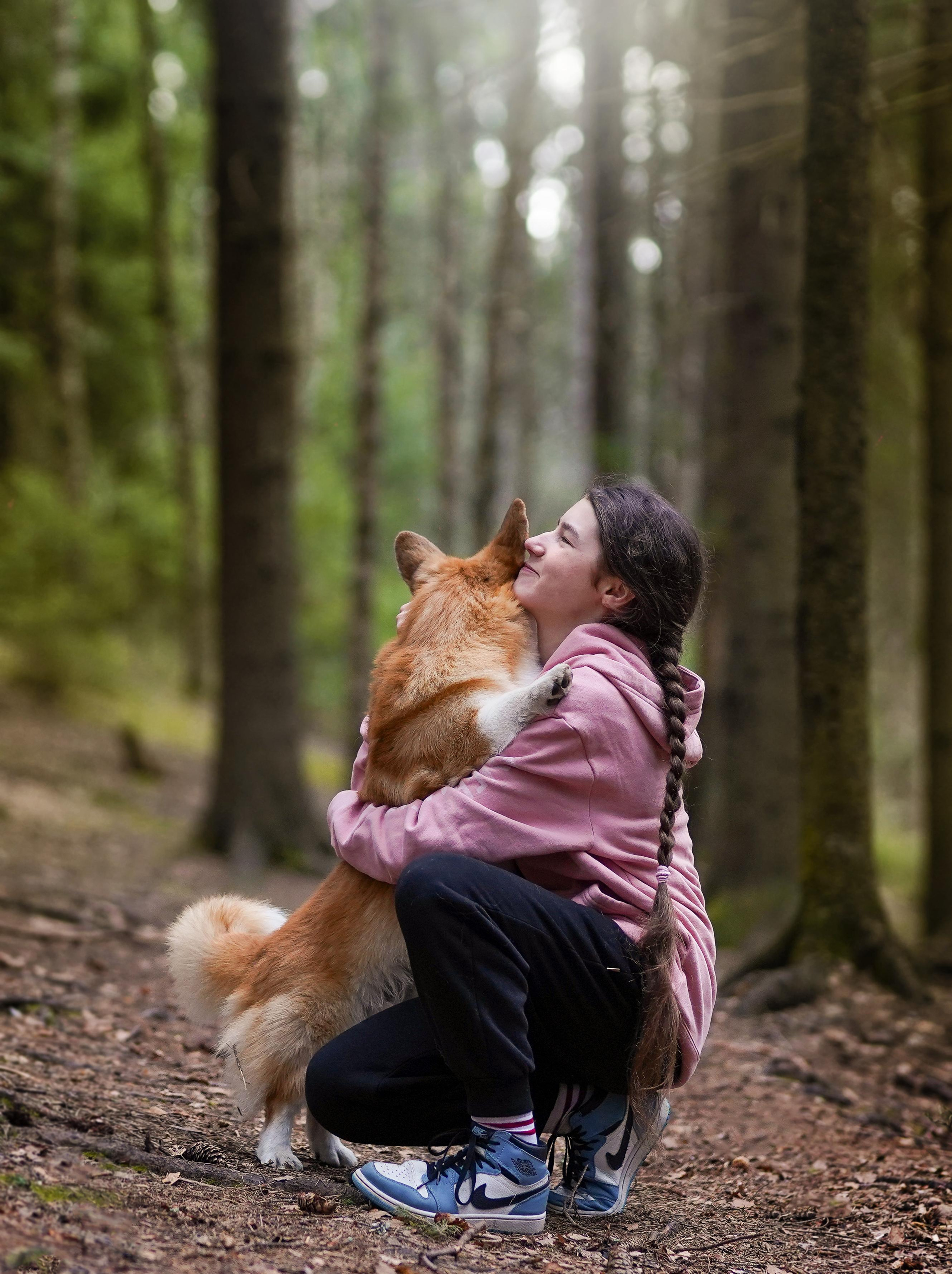 Катя и Рокки. Фотограф-анималист в Санкт-Петербурге Яна Мартынова