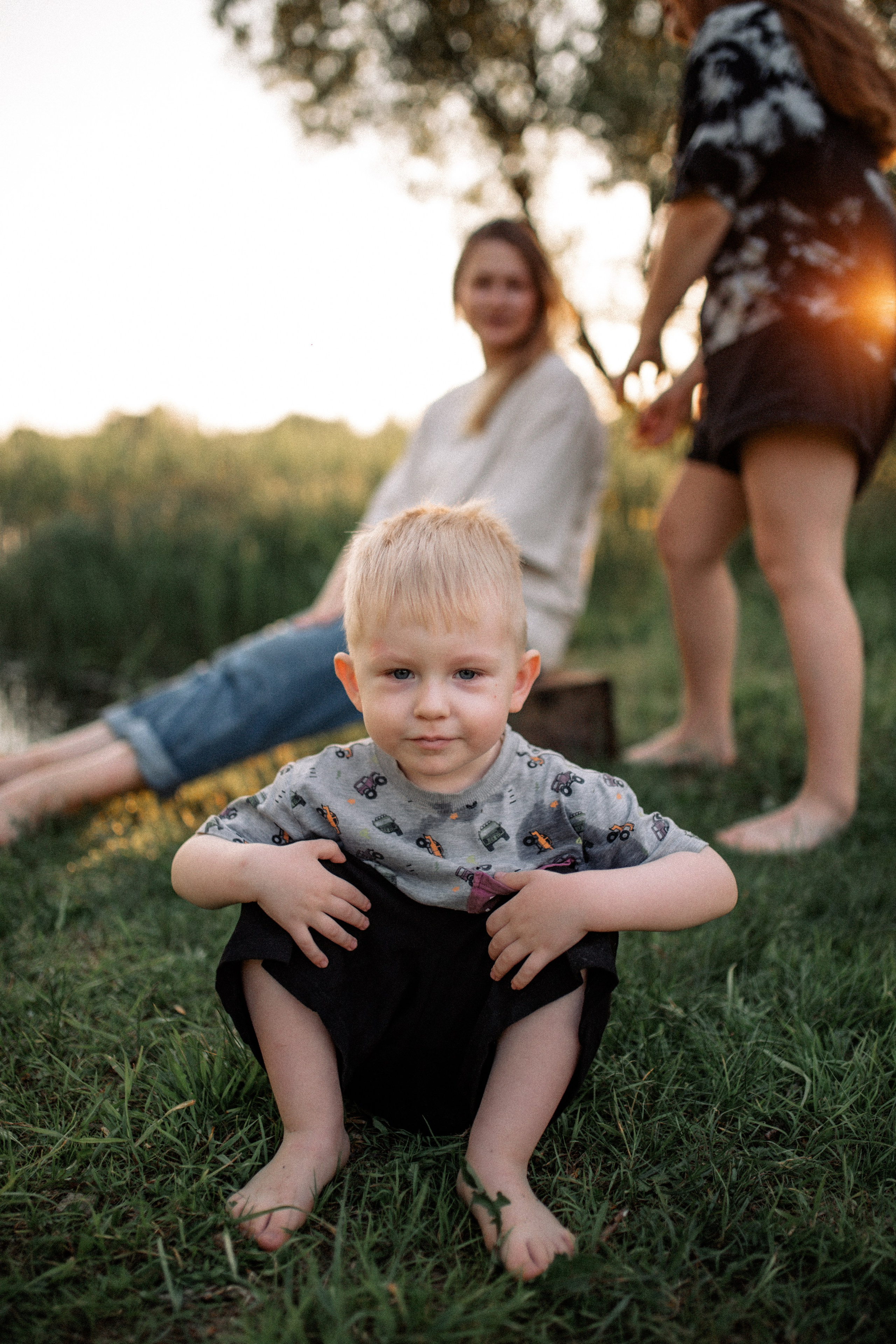 Ира с семьёй