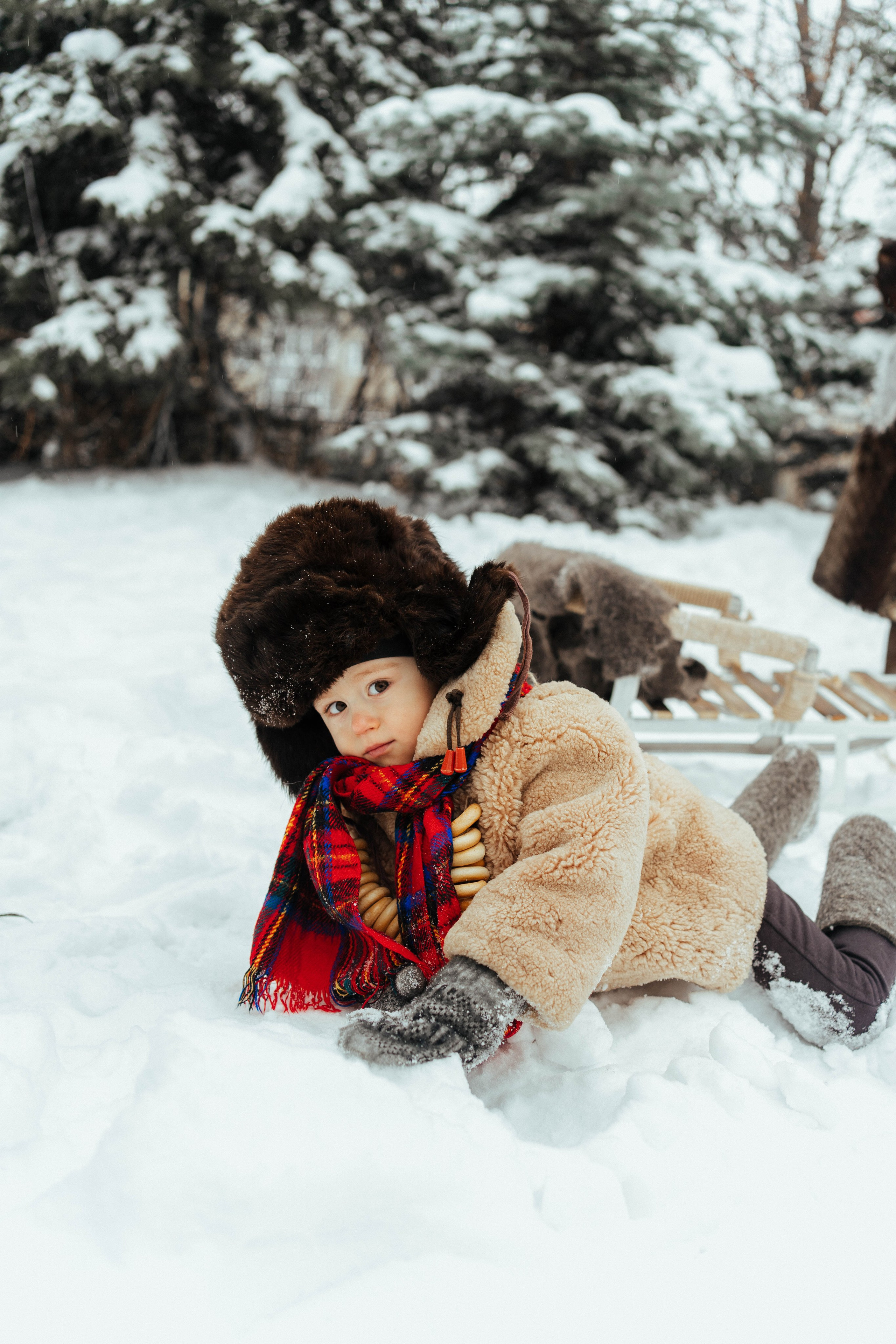 Фотопроект «Зимний лес». Семейный и детский фотограф новорожденных Ульяновск