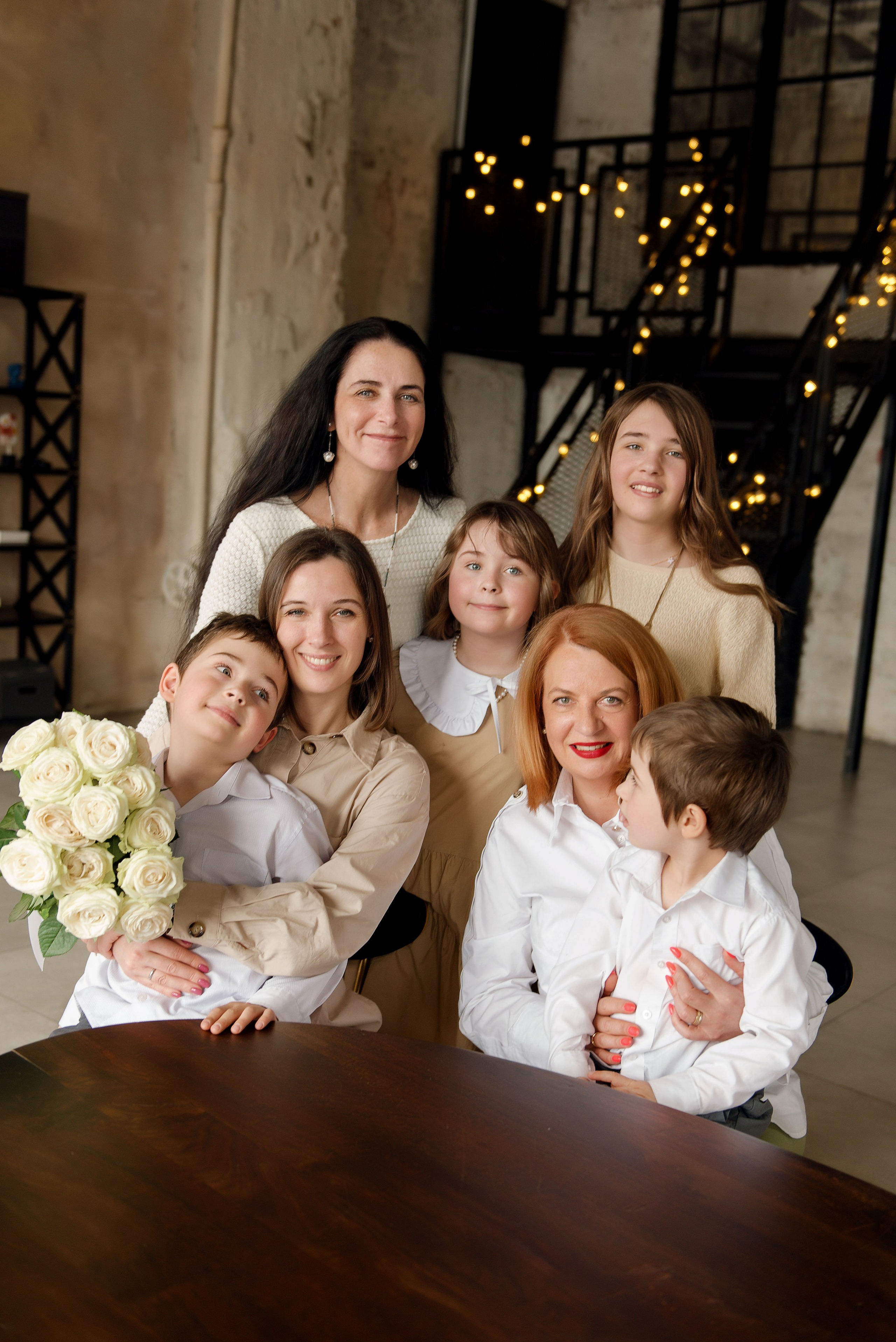 Семейная съёмка в студии. Детский фотограф в Долгопрудном и Москве