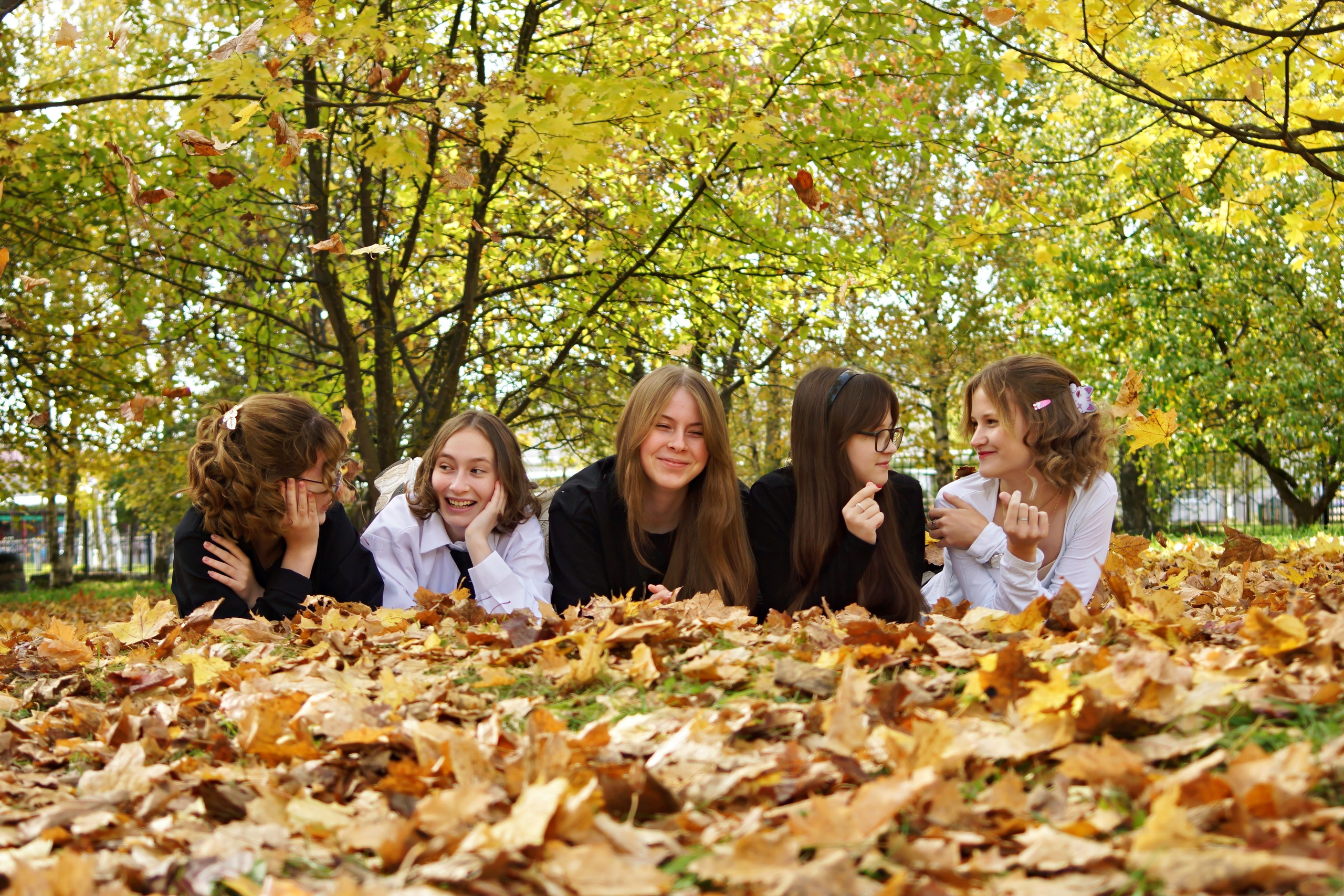 Осенняя фотосессия в школе г. Йошкар-Ола