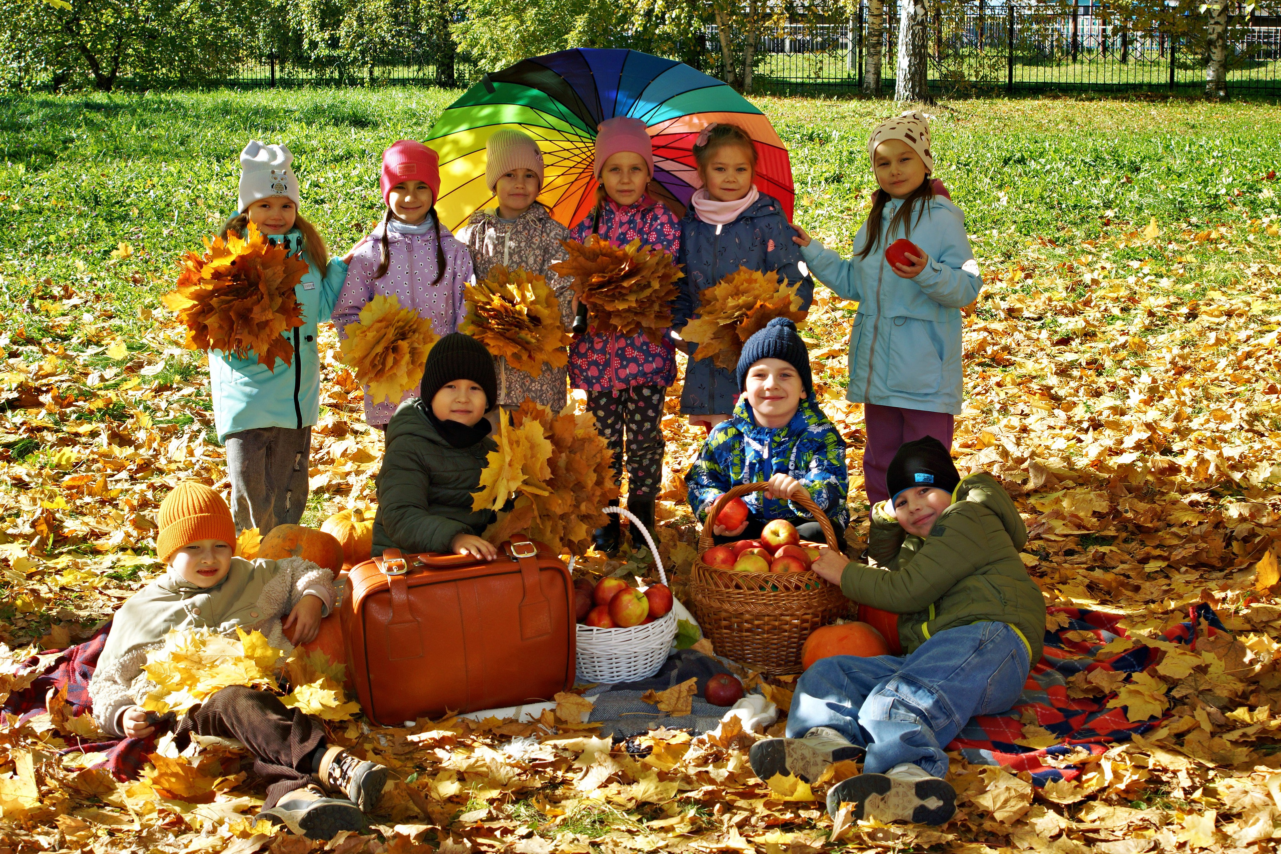 Осенняя фотосессия в детском саду г. Йошкар-Ола