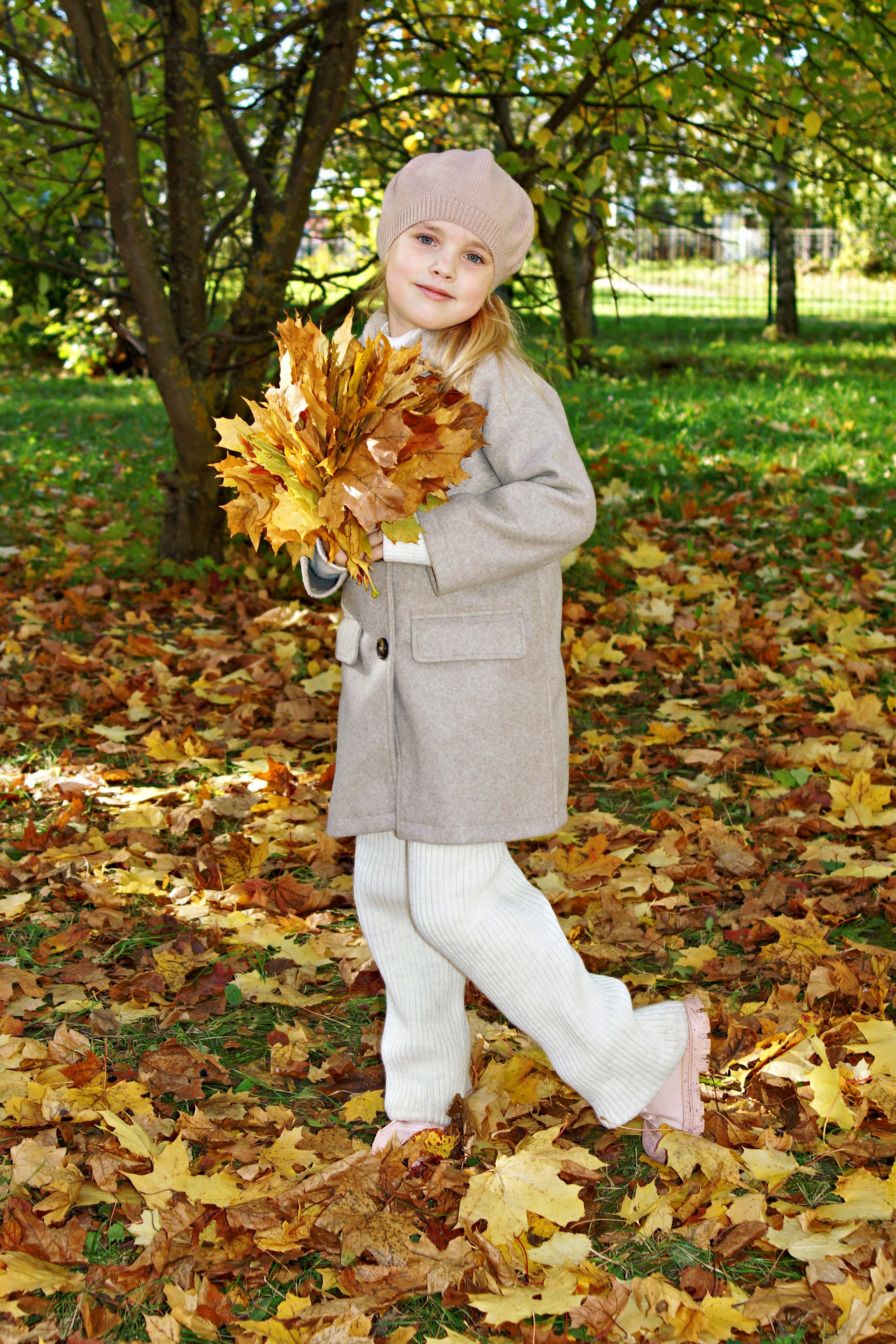 Осенняя фотосессия в детском саду г. Йошкар-Ола