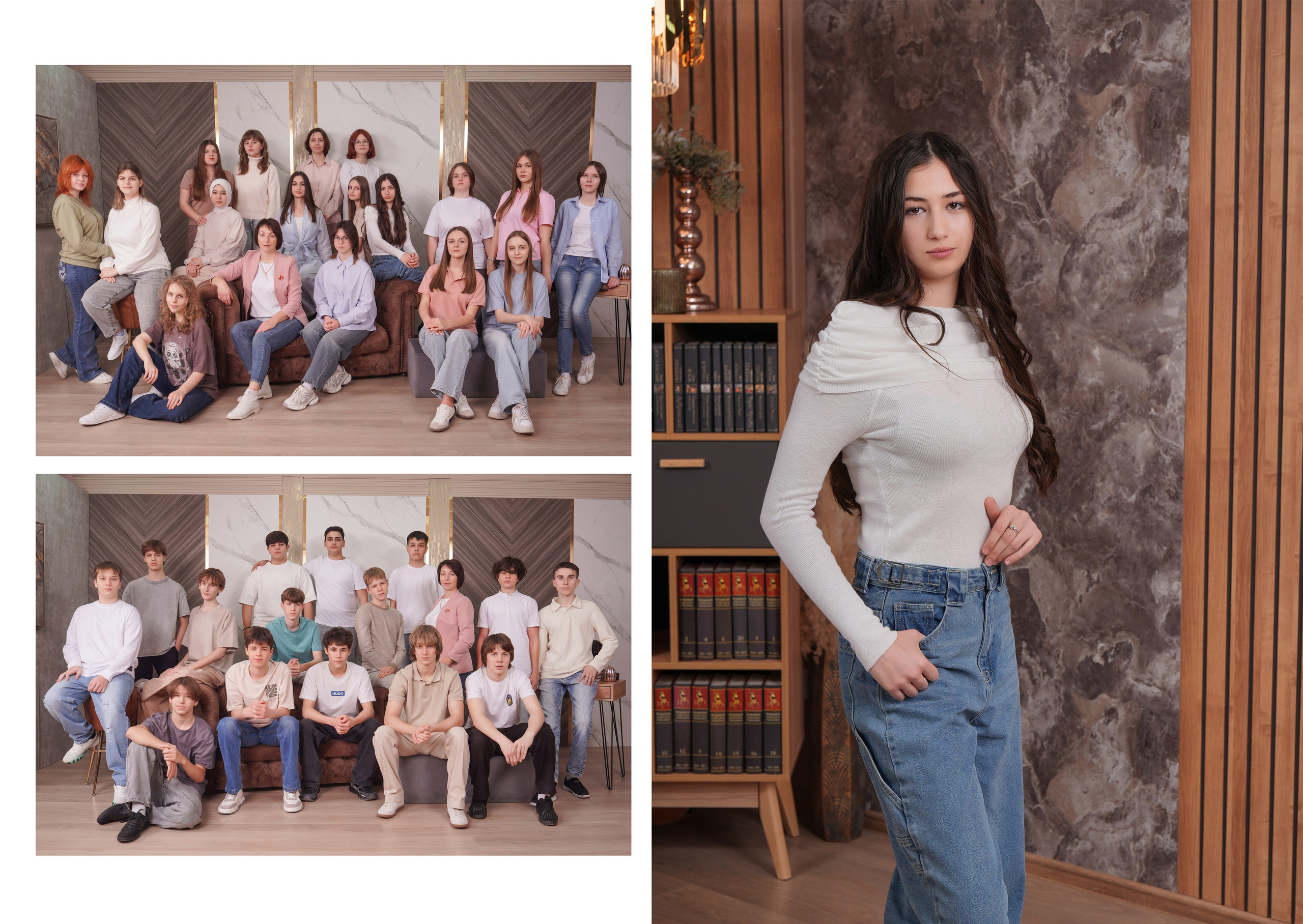 ШКОЛА 105 9 В. Красивый выпускной альбом в Краснодаре