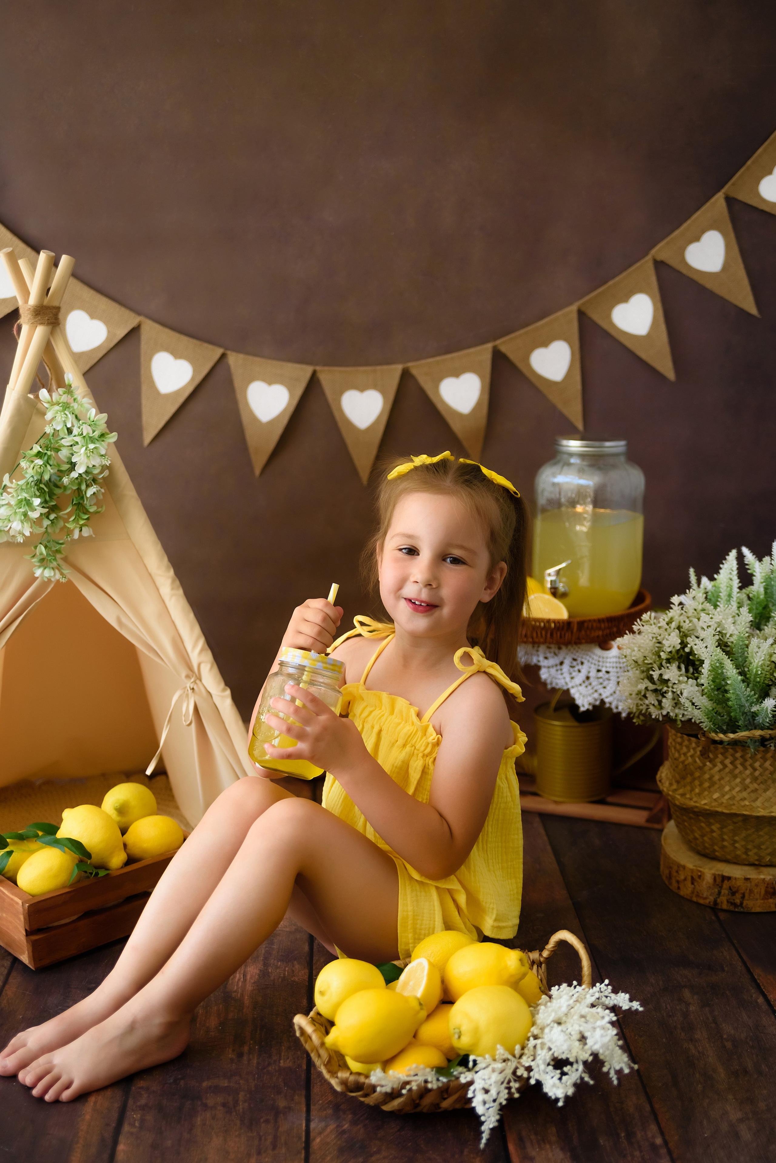 Фотопроект «Лимончики» Аня. Детский Фотограф |Фотограф на годик в Брянске Ирина Романова