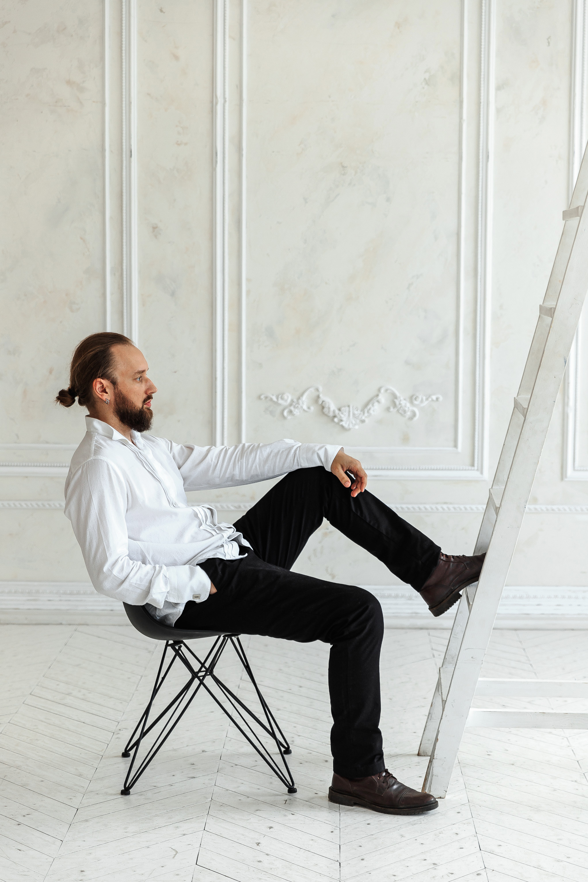 Студийная фотосессия. Светлый зал. Свадебный фотограф и видеограф — Сергей и Дарья