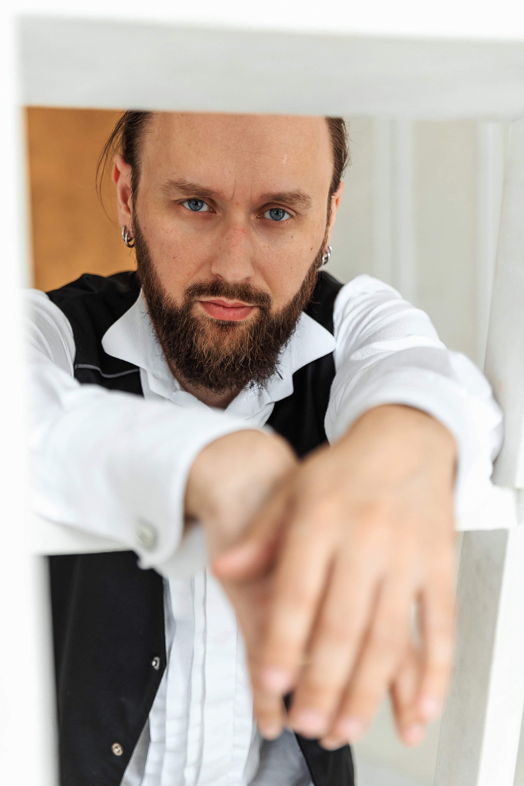 Студийная фотосессия. Светлый зал. Свадебный фотограф и видеограф — Сергей и Дарья