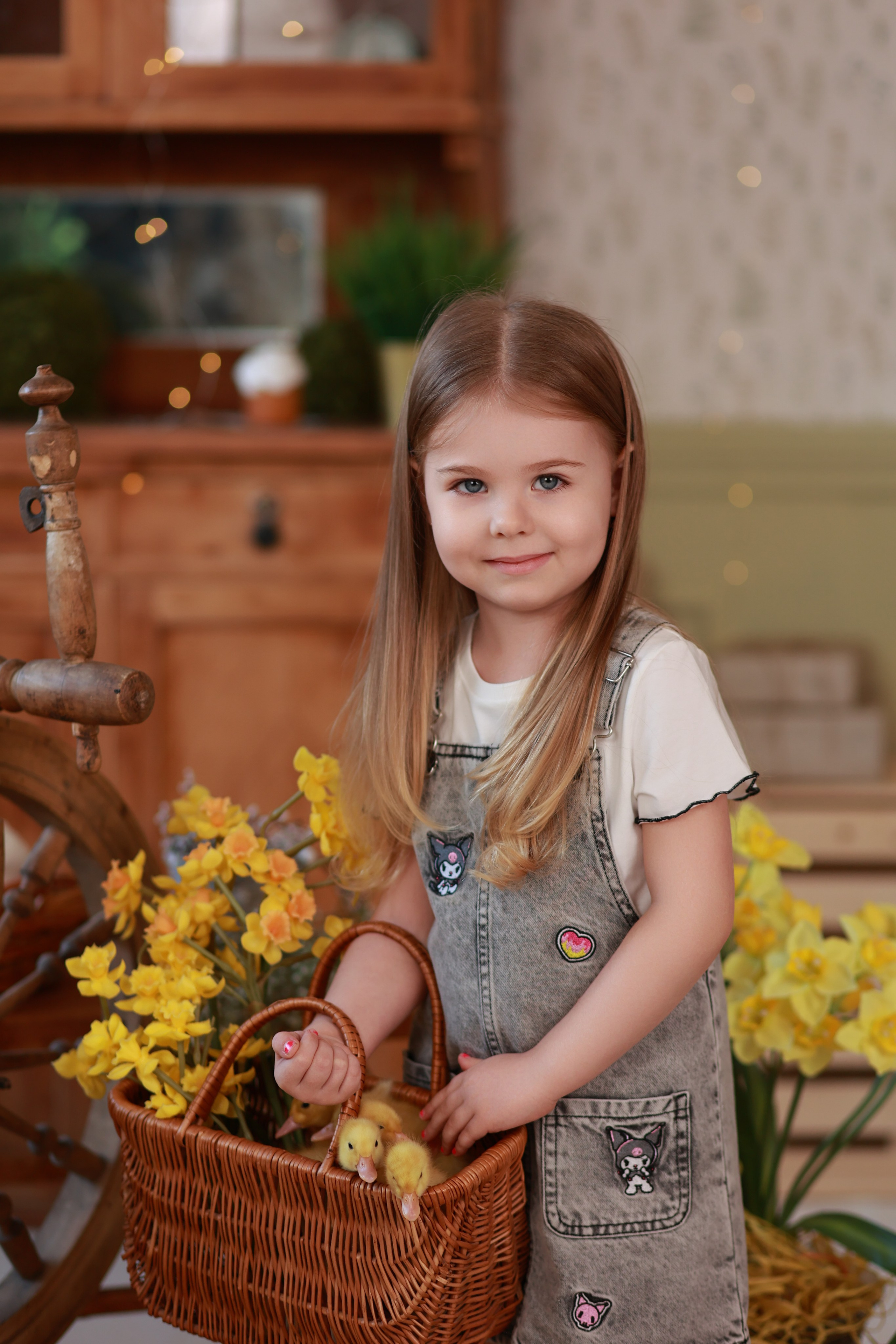 «Светлая Пасха» с утятами. Детский семейный фотограф Краснодар