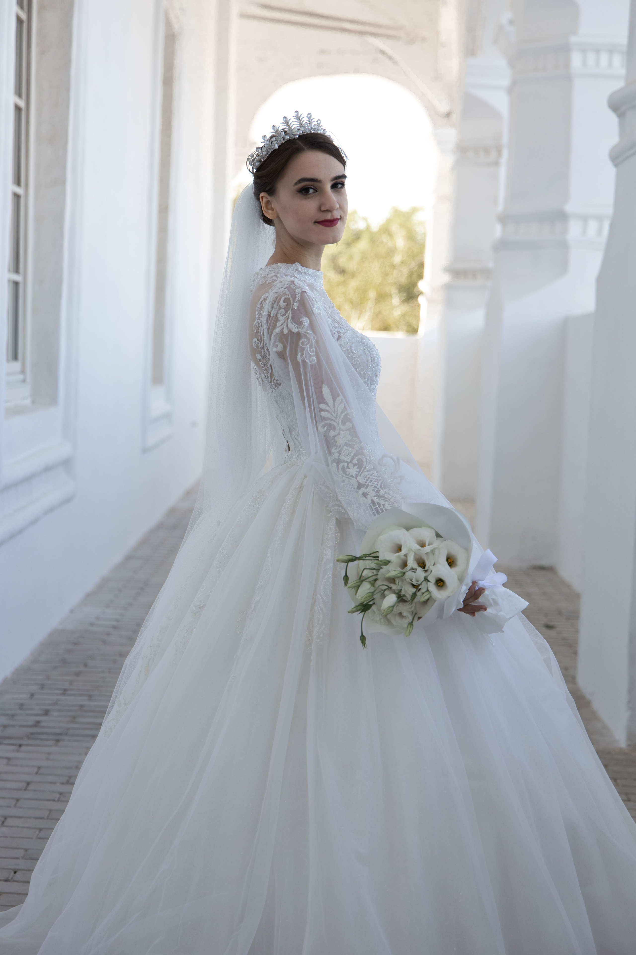 Свадебная фотосессия, Астрахань. Фотография невесты.