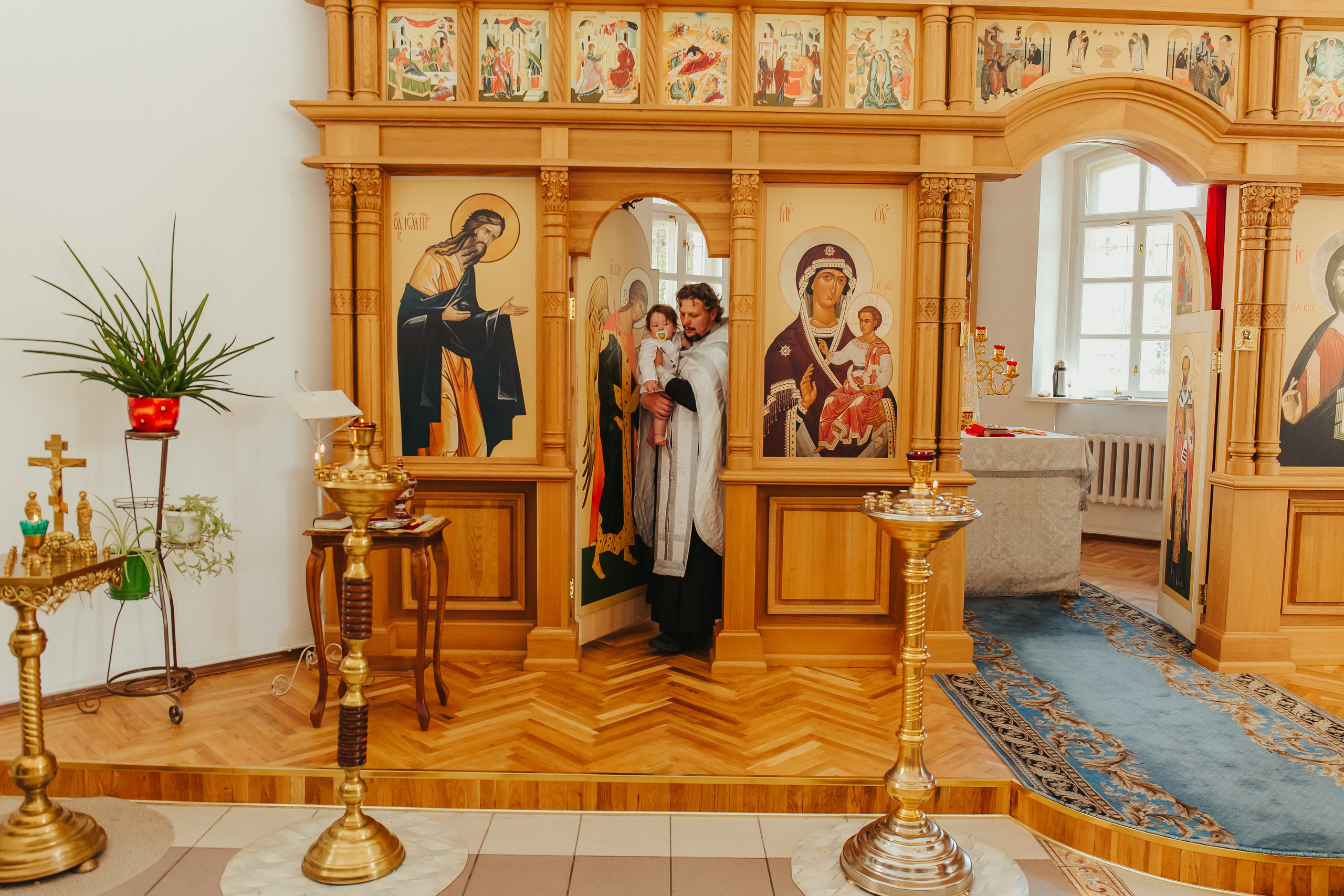 Фотосъемка Крещения ребенка. Фотограф новорожденных и детский в Сергиевом Посаде Кругликова Юлия