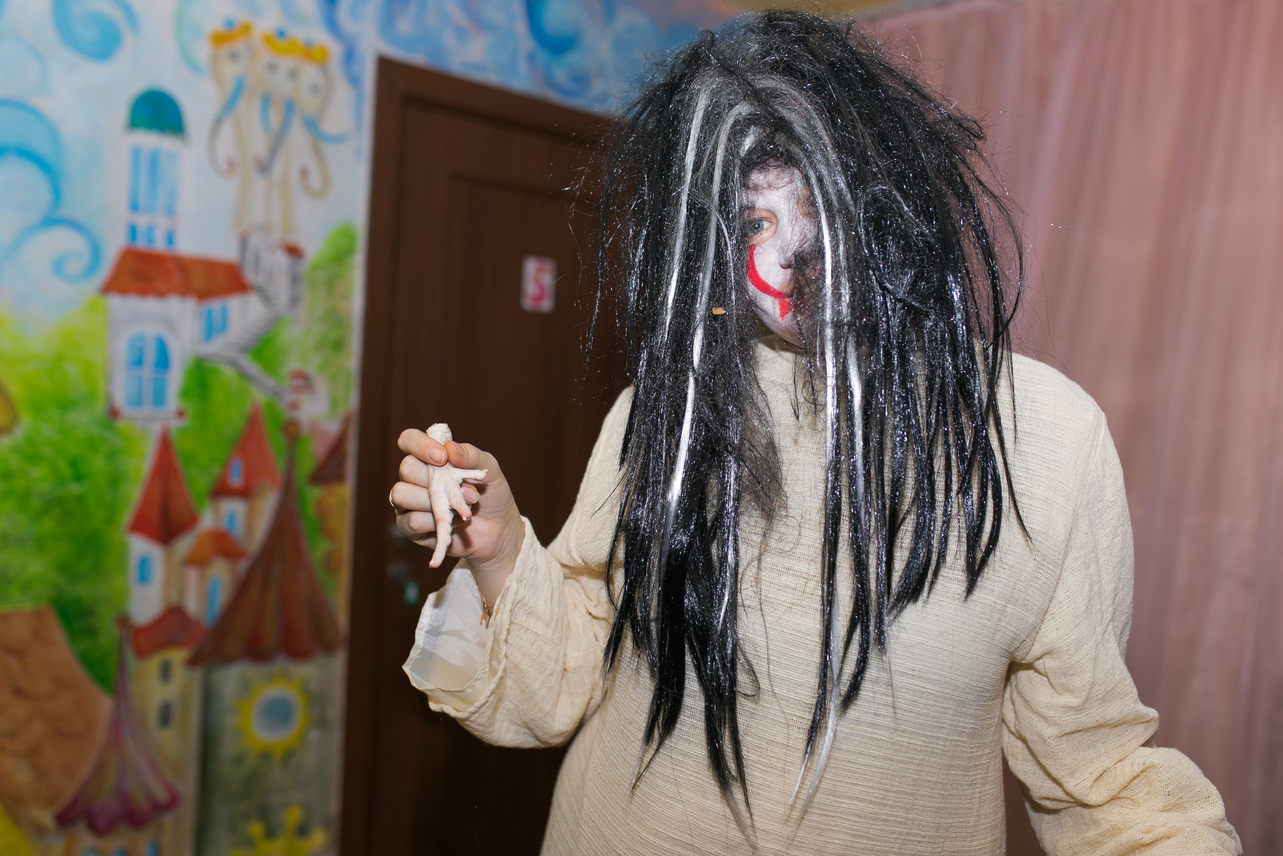 Хэллоуин в детском клубе. Портретный фотограф в Москве Анна Лукерьина