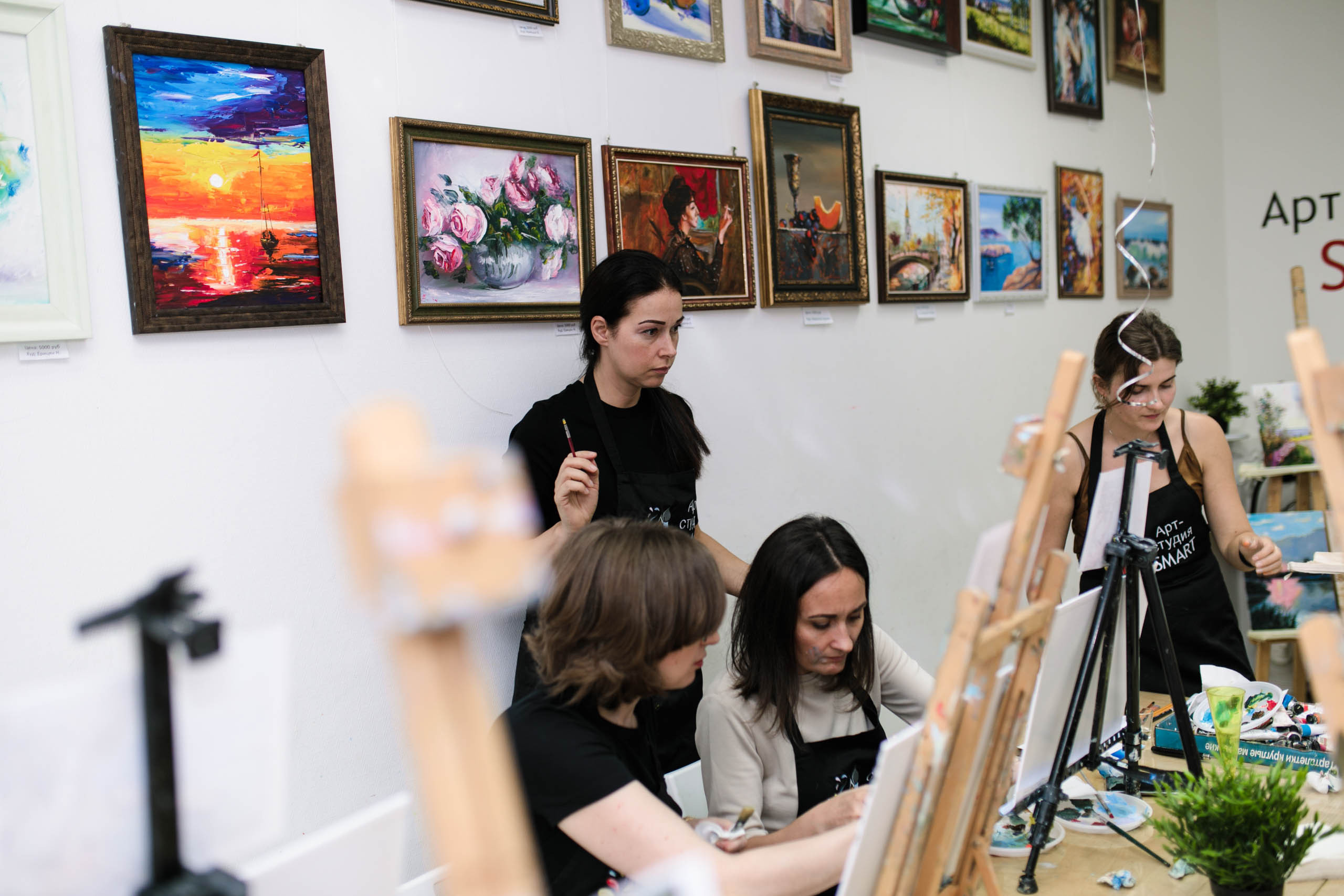 ДР в художественной студии. Портретный фотограф в Москве Анна Лукерьина