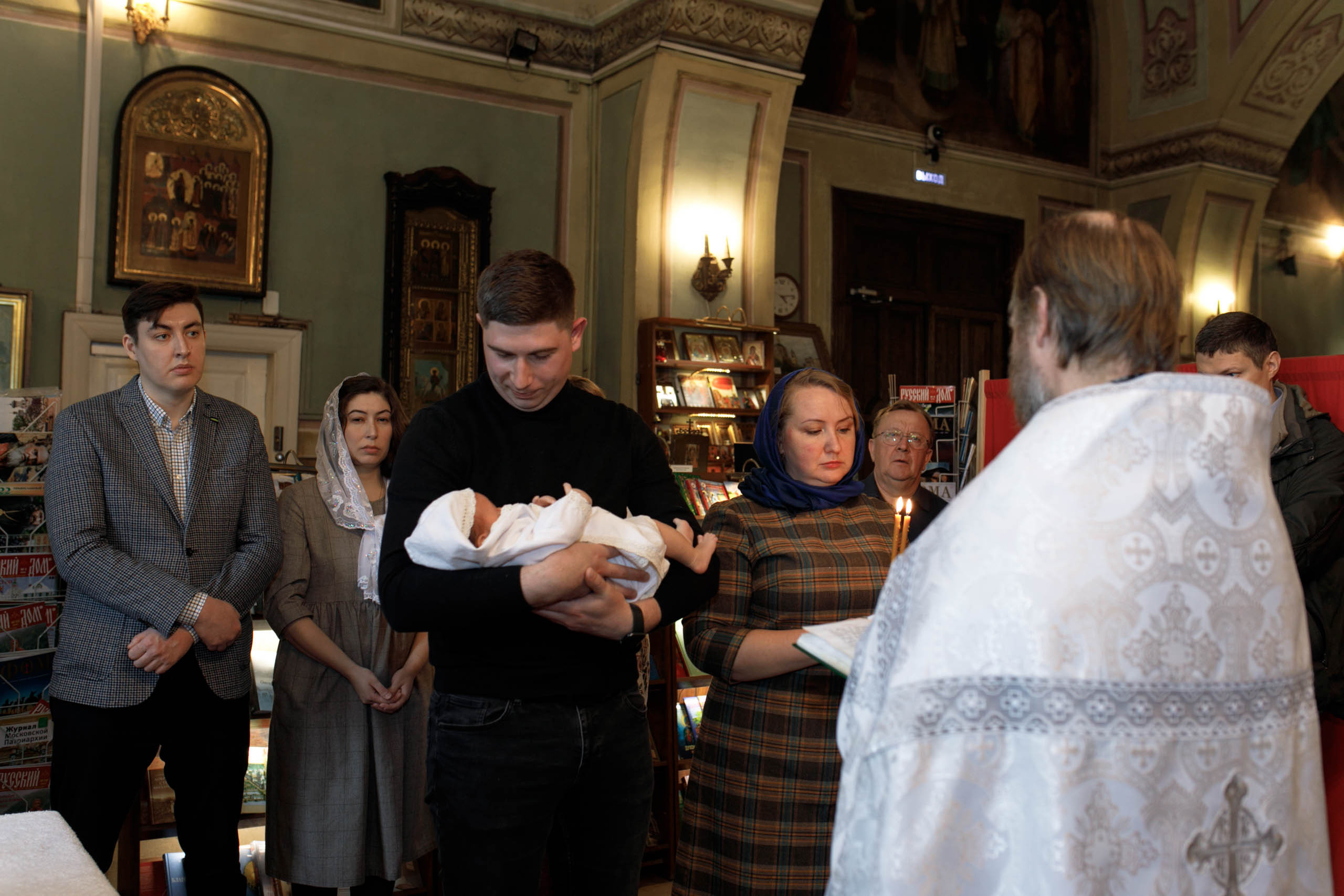 Крещение. Портретный фотограф в Москве Анна Лукерьина
