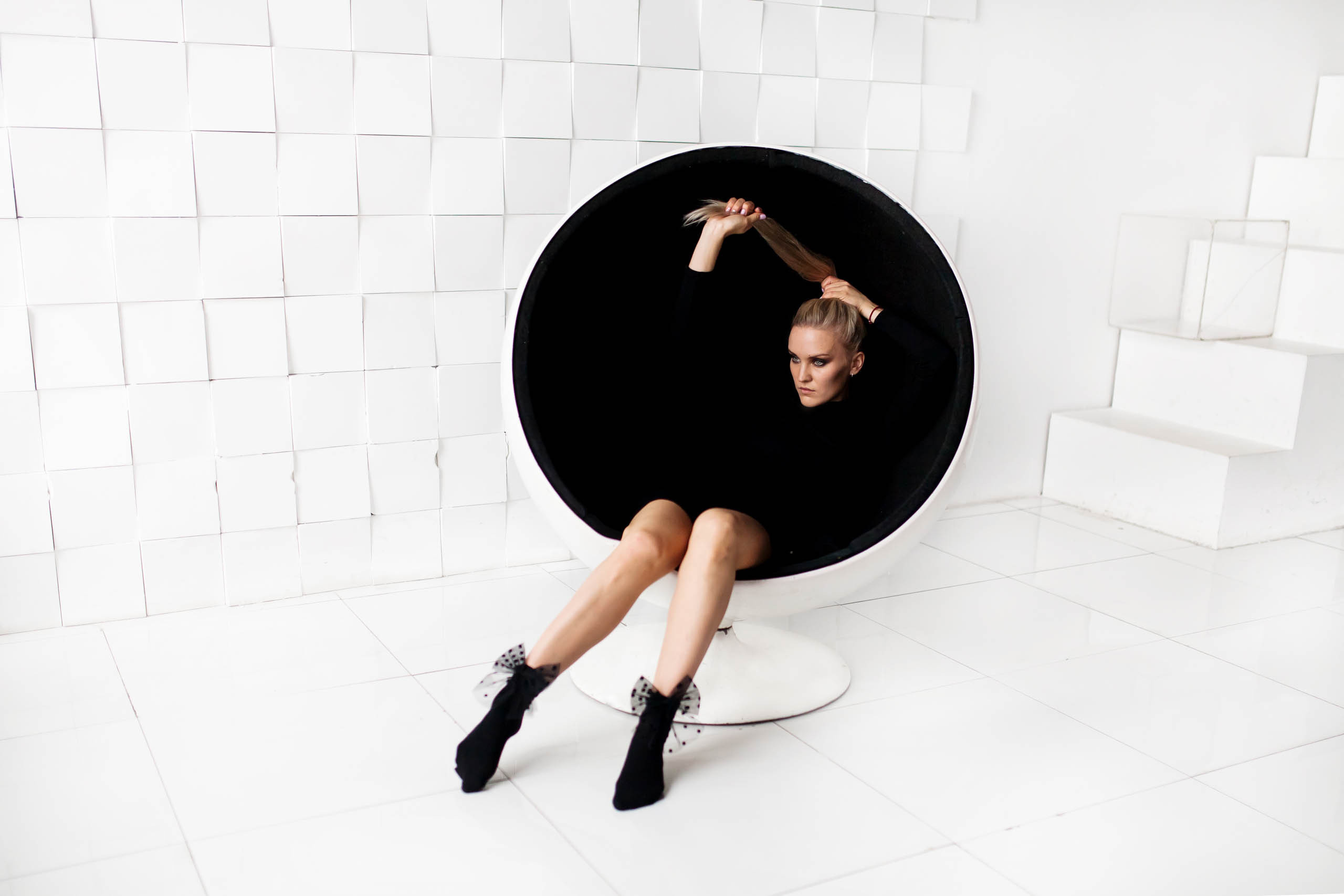 Имиджевая контент фотосессия для владелицы студии танцев. Портретный фотограф в Москве Анна Лукерьина