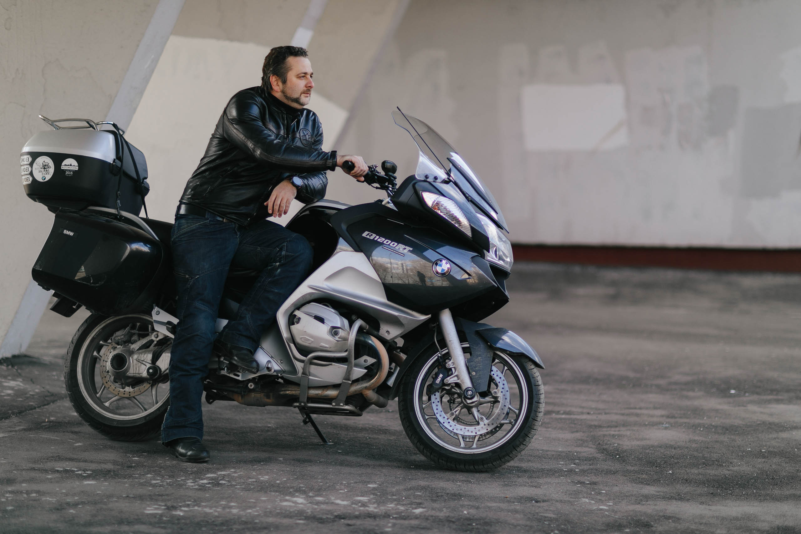 Мужской портрет для байкера Дмитрия. Портретный фотограф в Москве Анна Лукерьина