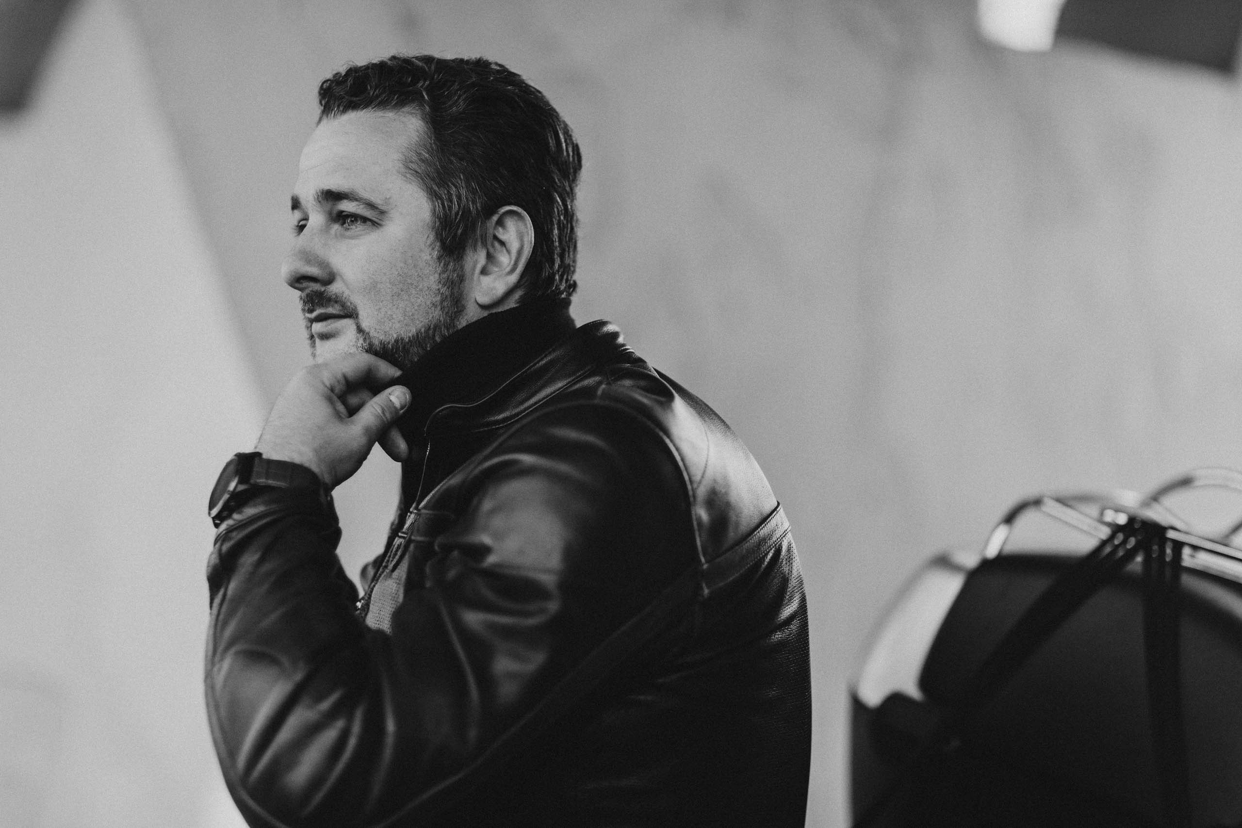 Мужской портрет для байкера Дмитрия. Портретный фотограф в Москве Анна Лукерьина