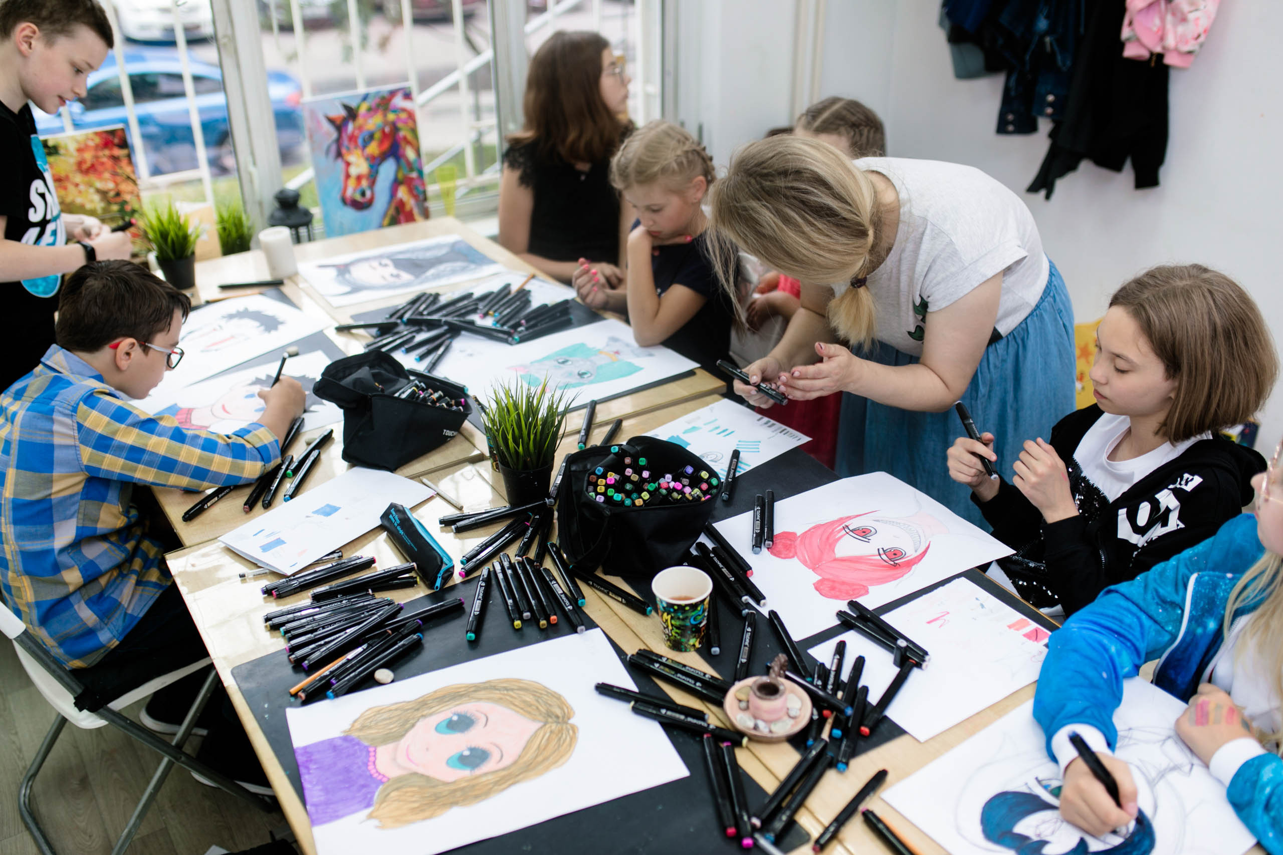 ДР в художественной студии. Портретный фотограф в Москве Анна Лукерьина