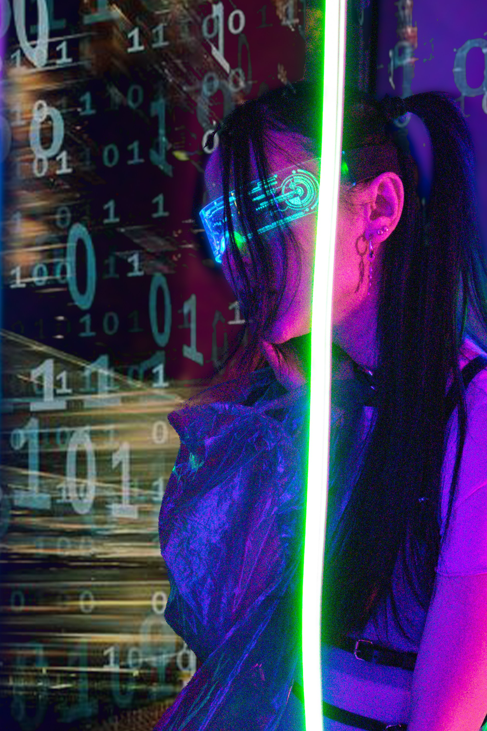 Фотосессия в стиле Киберпанк. Фотограф в Южно-Сахалинске Гусаков Евгений