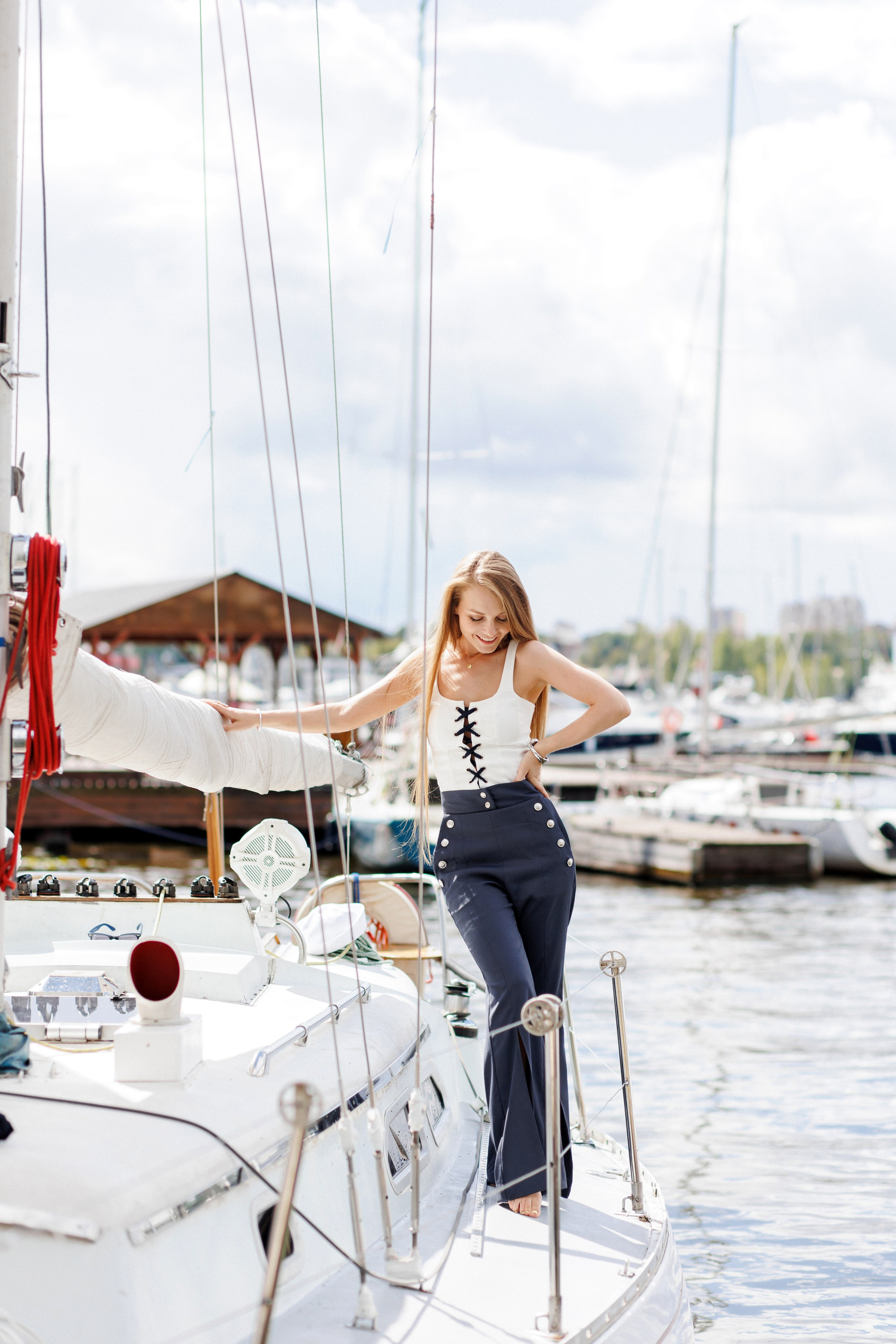 Любовь Фотосессия на яхте. Фотограф Щелково/ Москва Татьяна Жучкова