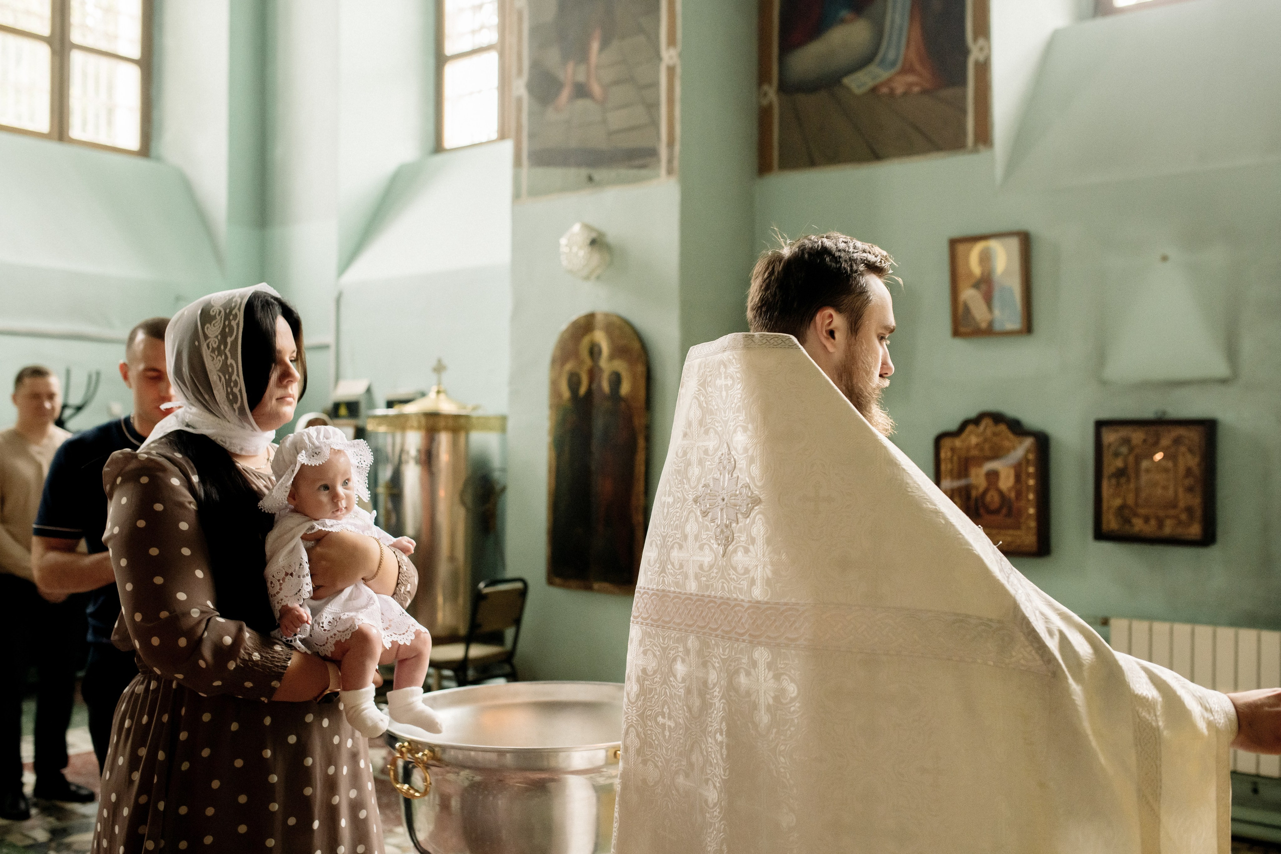 Крещение Агаты. Фотограф Мария Стрелкова