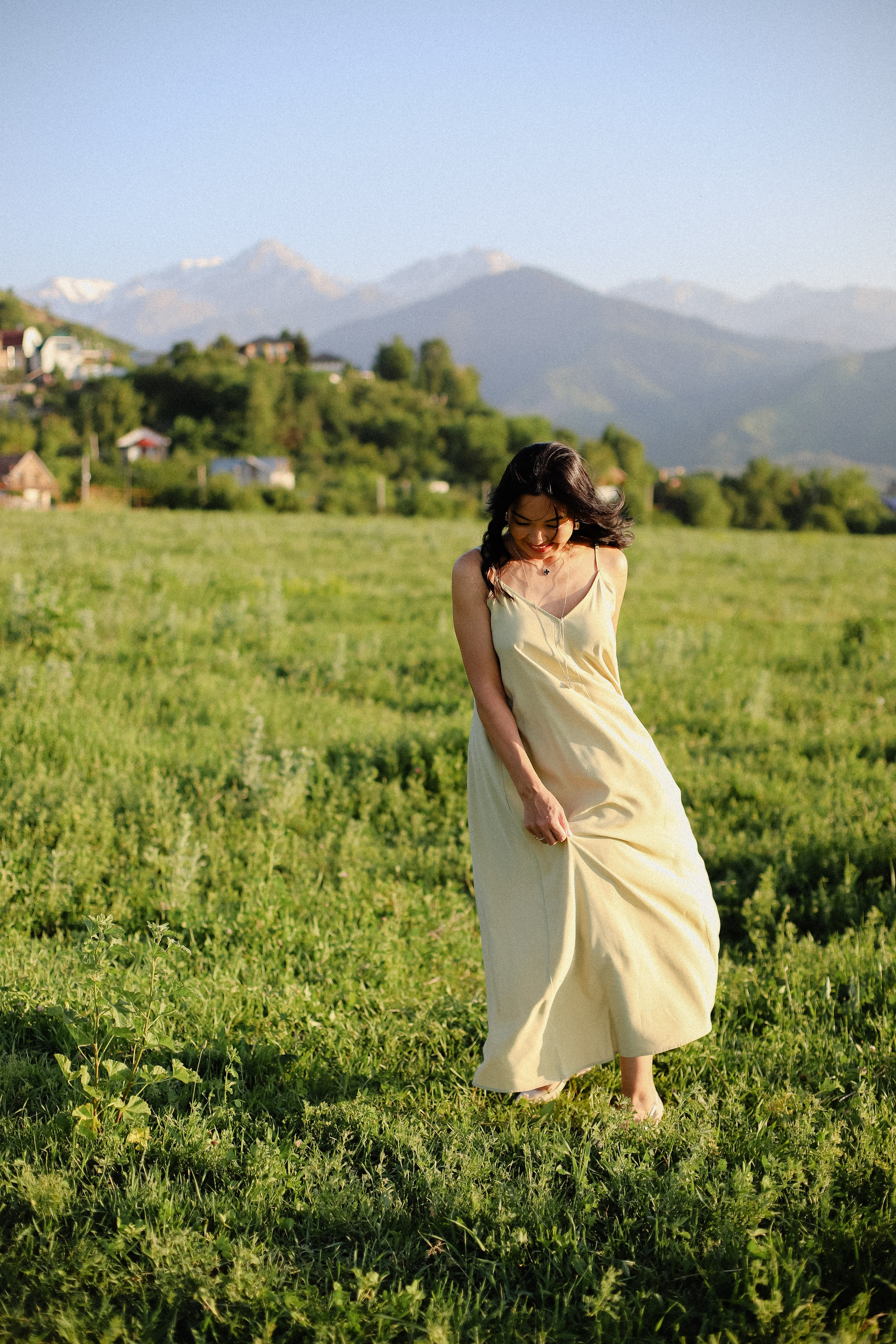 Поле на закате. Фотограф в Алматы и Москве Даша Пушкина