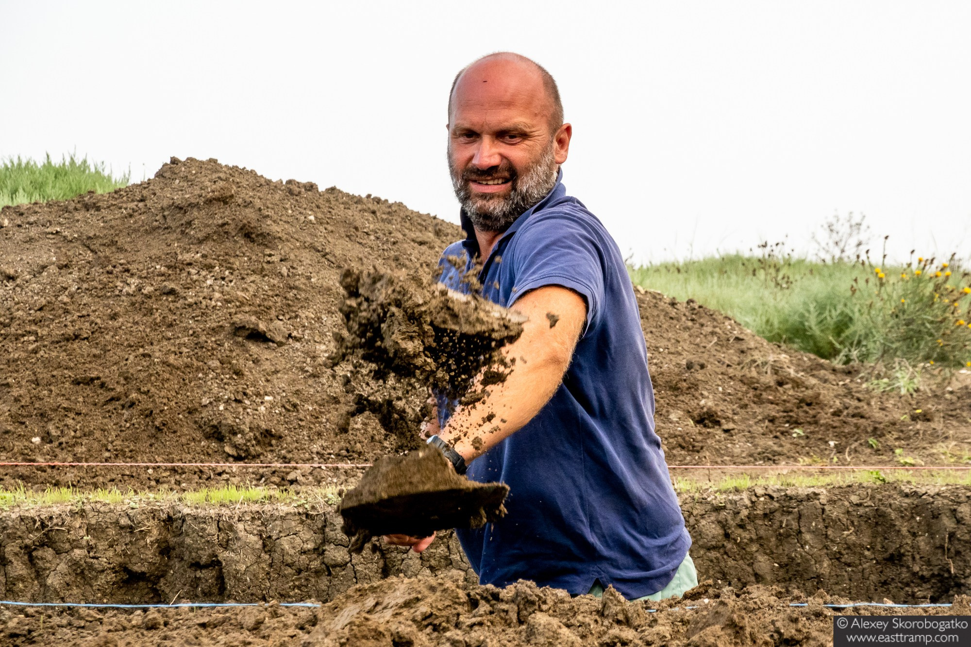 Археологические раскопки некрополя Кыз-Аул в Крыму. Фотограф Алексей Скоробогатько