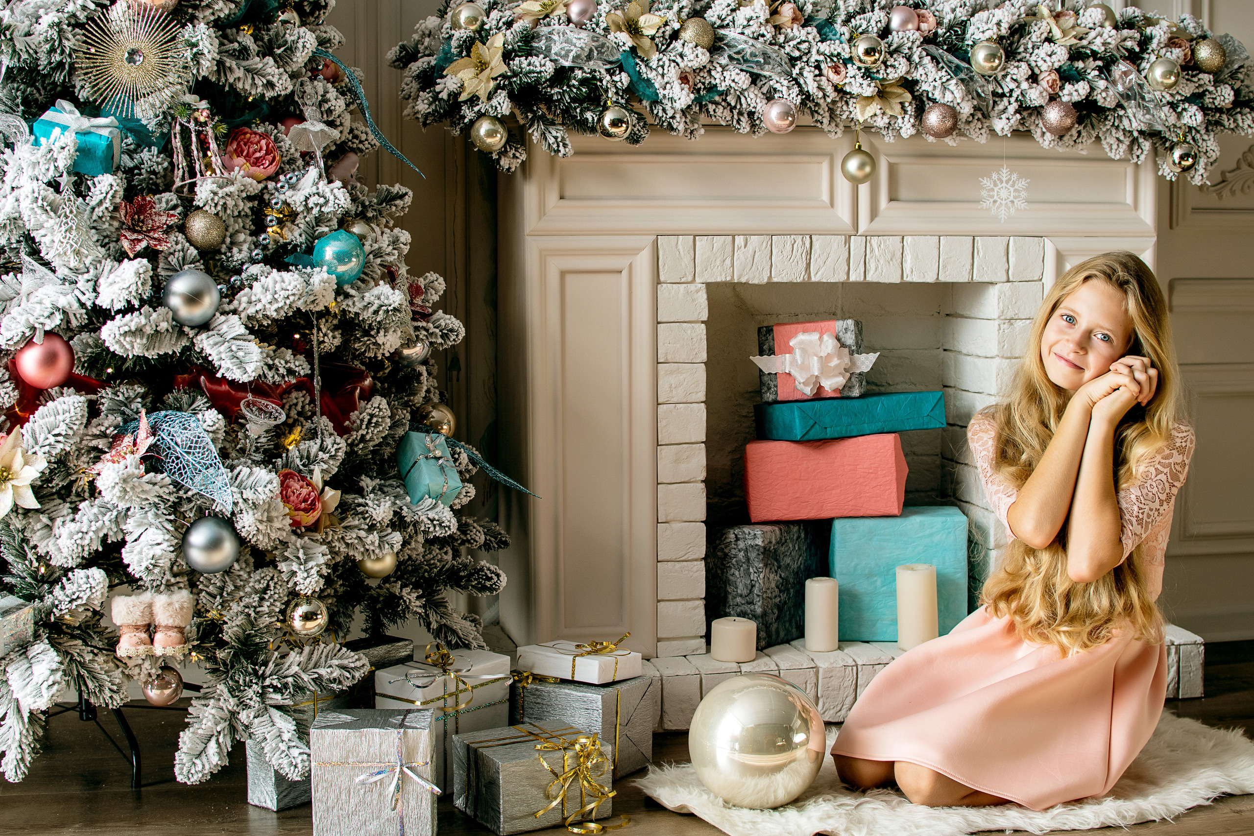 Новогодняя фотосессия в Москве. Фотограф в Москве, Оксана Ребристая