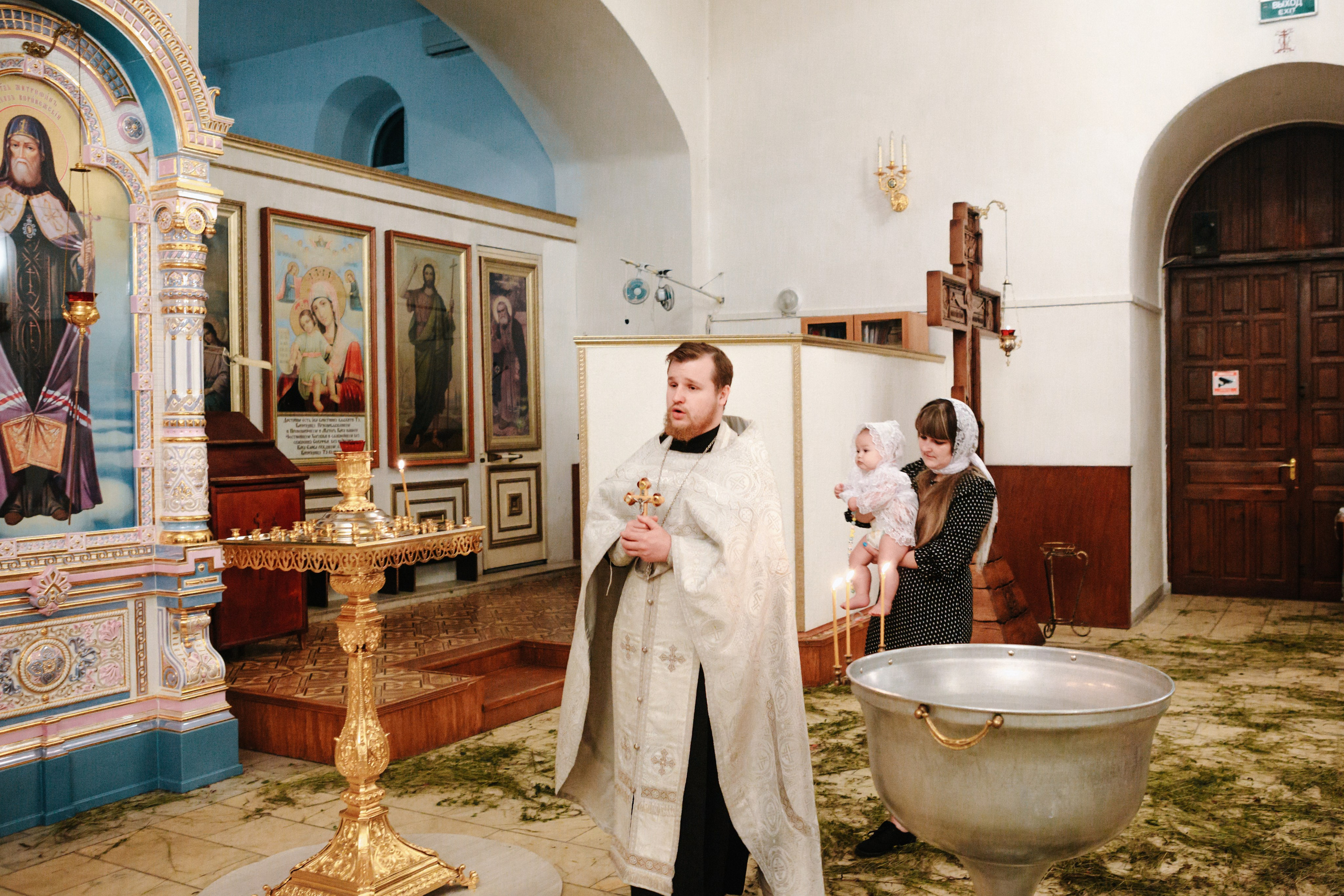 Крещение Карины. Семейный и свадебный фотограф в Воронеже Майя Добровольская