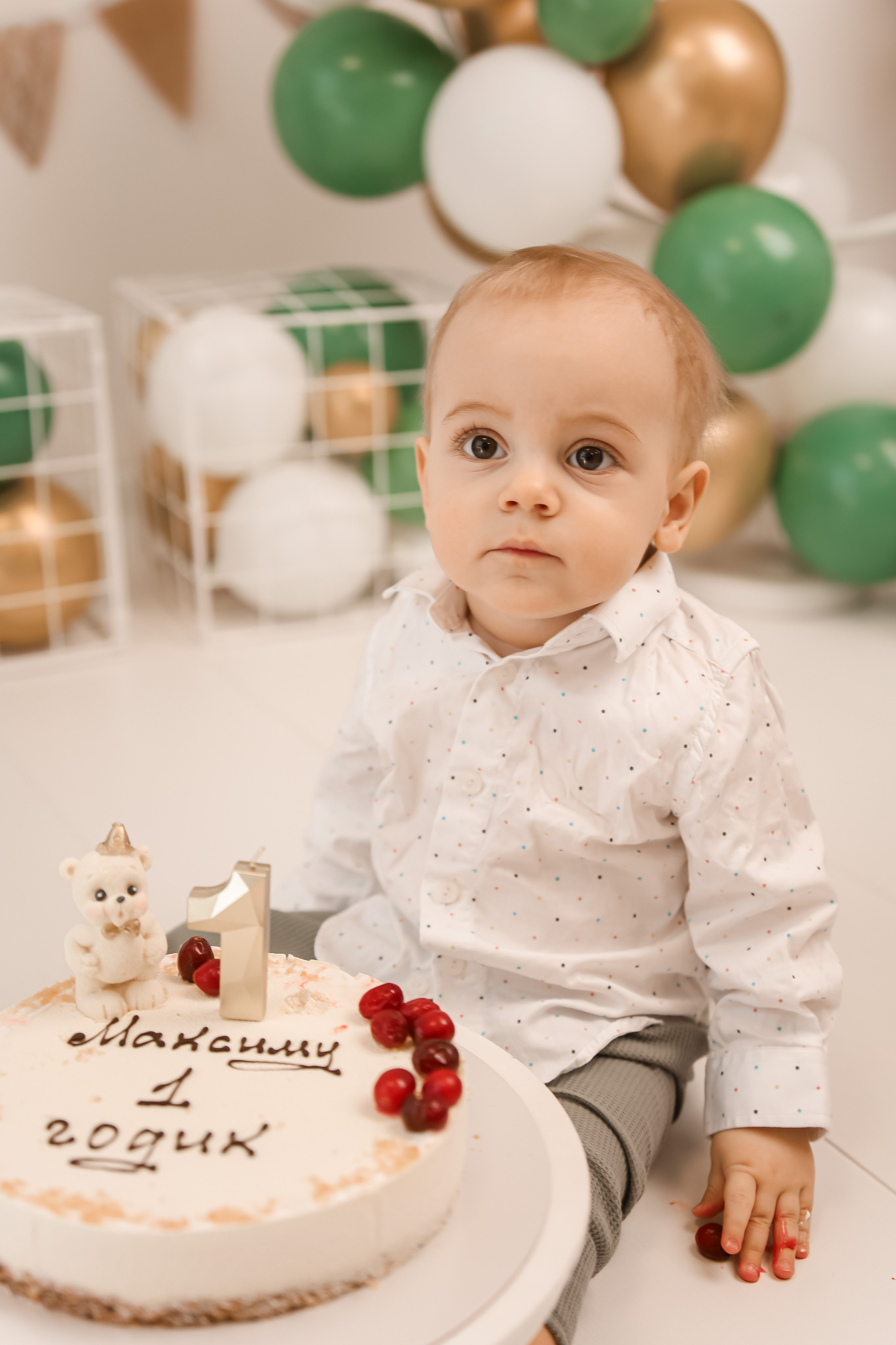 1й Годик Максима. Детский и Семейный фотограф в Санкт-Петербурге. Детская Фотостудия «FAMILY STORY»