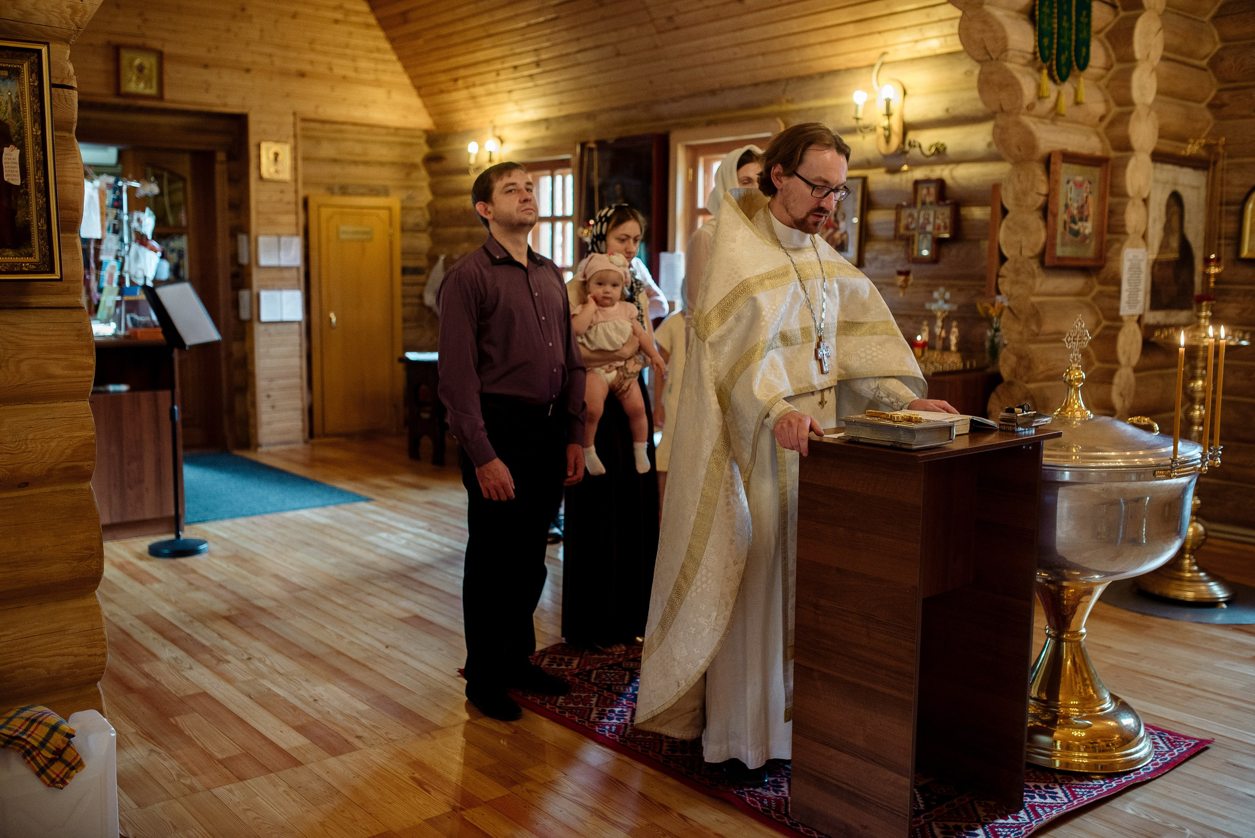 Крещение Глашеньки. Фотограф Мария Стрелкова