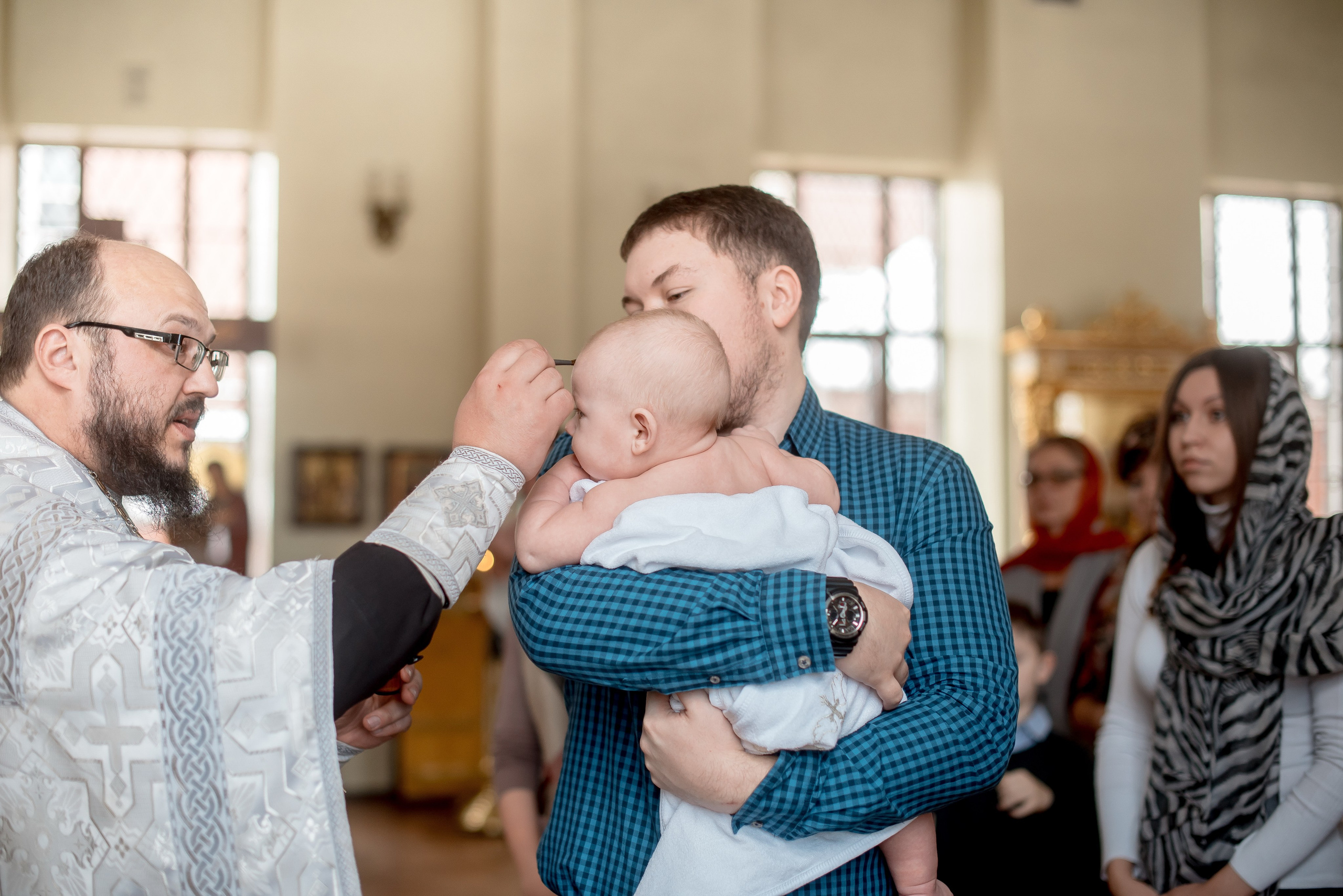 Крещение Максима. Фотограф Мария Стрелкова