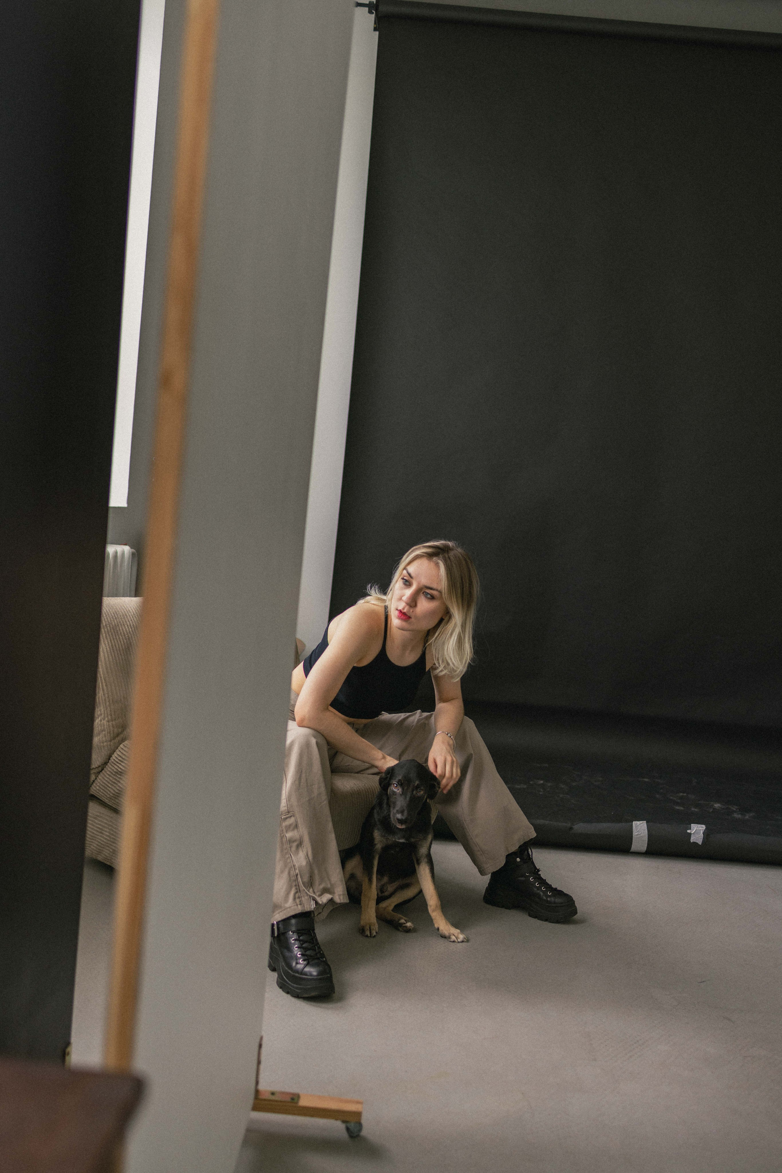 Крис и Тэдди. Фотограф-анималист в Москве Лера Черноног