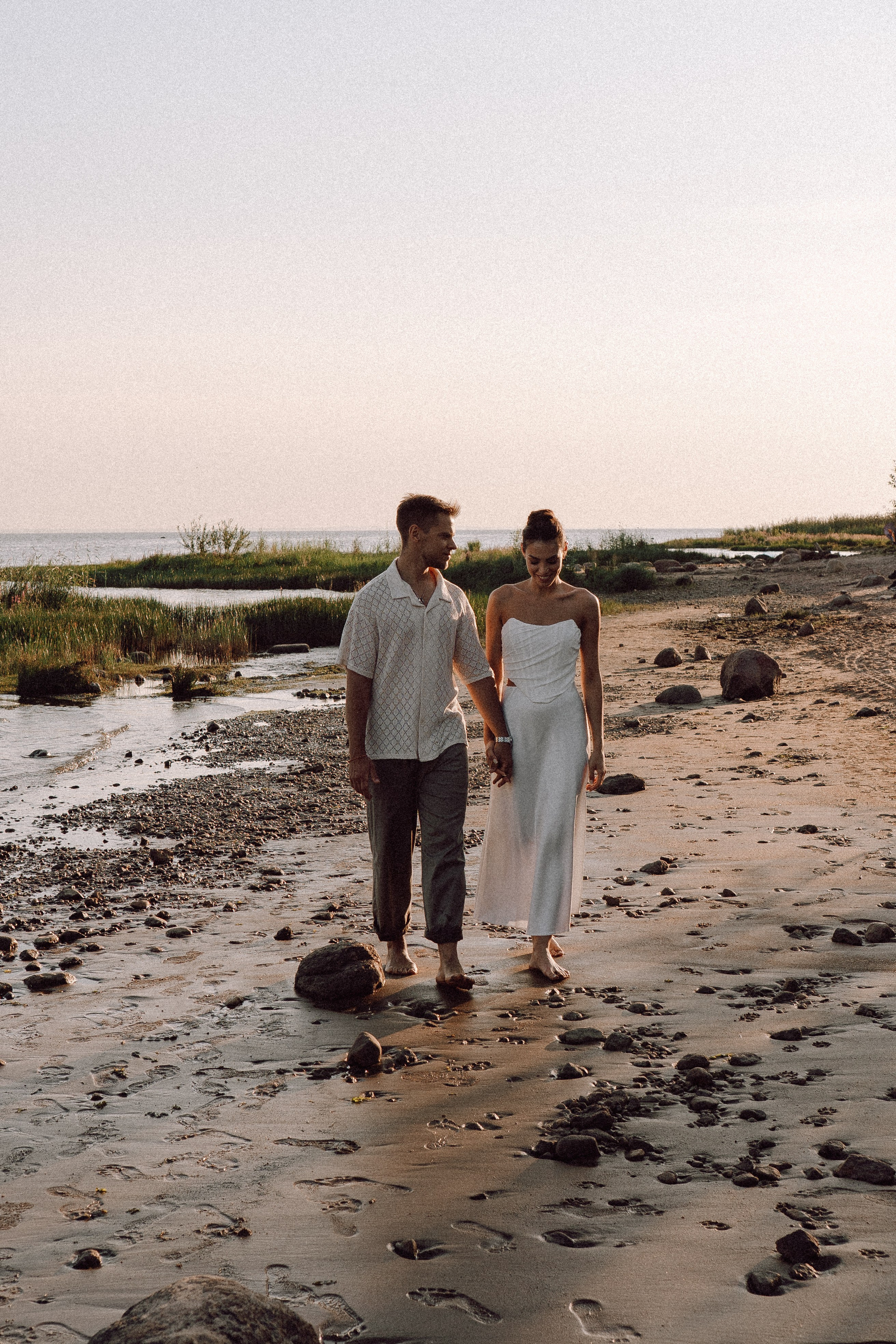 СВАДЕБНАЯ ФОТОСЕССИЯ ВЫЕЗДНОЙ ЦЕРЕМОНИИ (ФИНСКИЙ ЗАЛИВ). Профессиональный фотограф, Санкт-Петербург — Виктория Богомолова