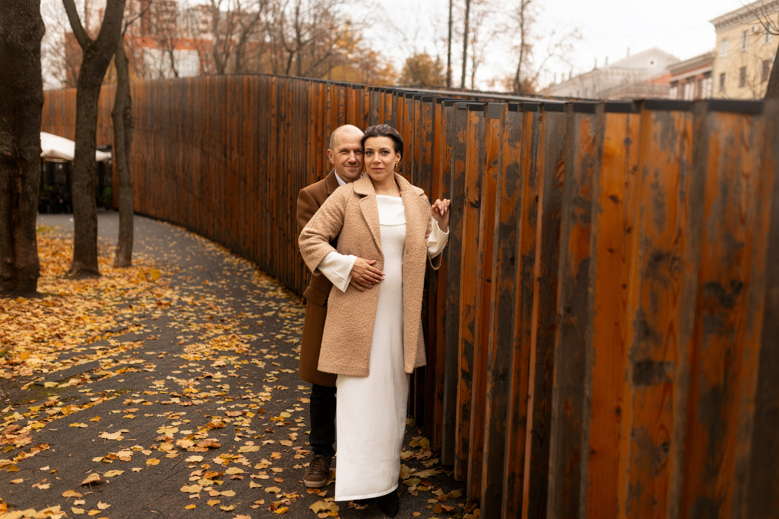 Алексей и Евгения. Свадебная прогулка в позднем октябре. Дмитрий Шульгин, портретный фотограф в Воронеже