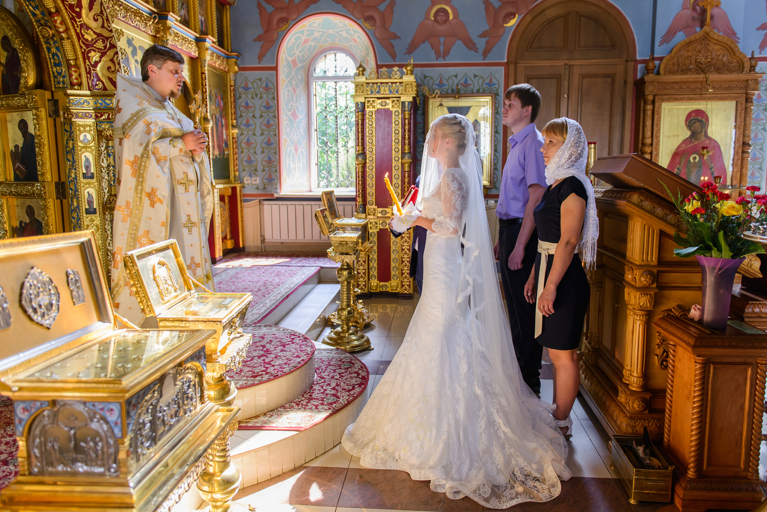 Венчание Артура и Елены. Свадебный и семейный фотограф в Москве Юлия Винник
