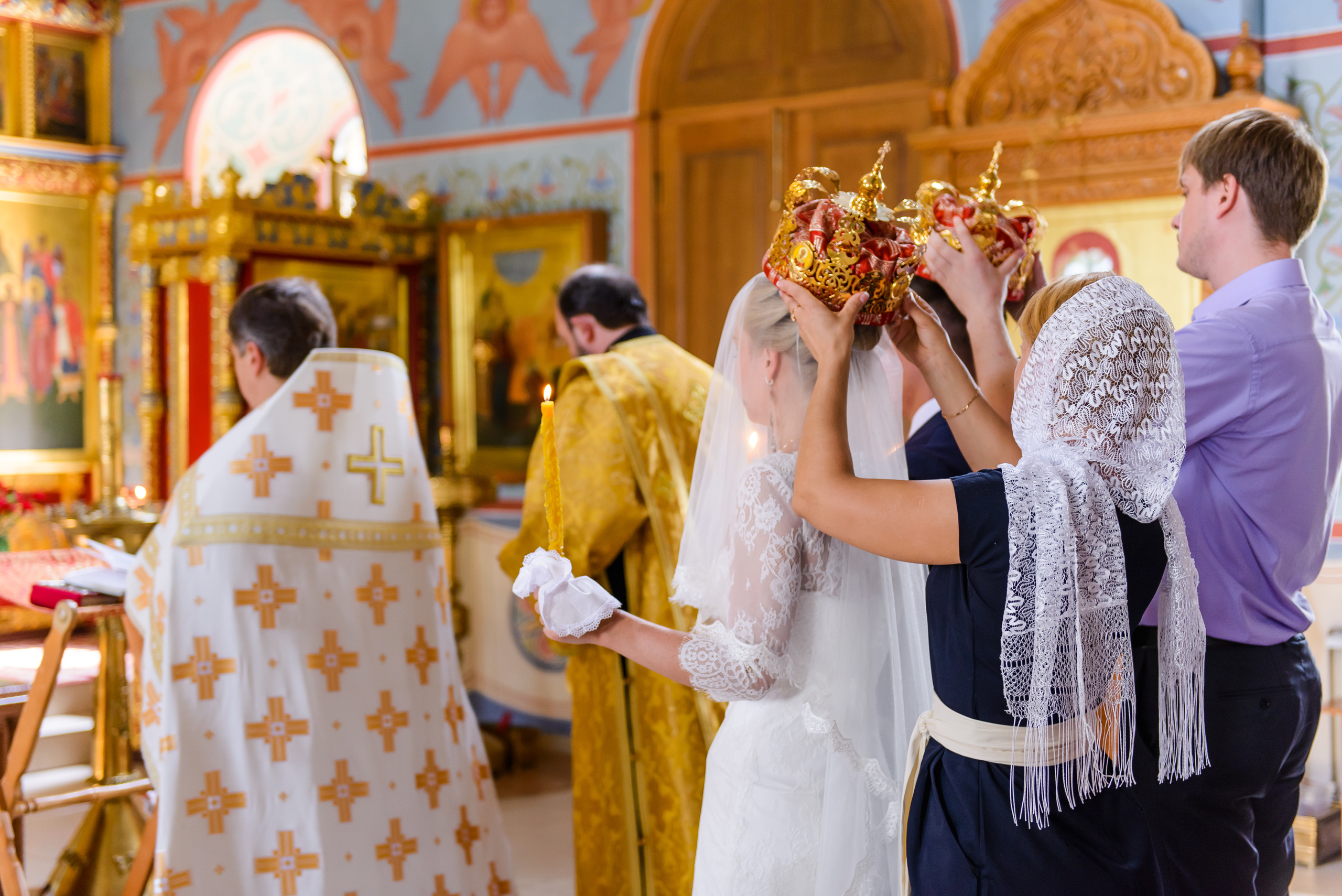 Венчание Артура и Елены. Свадебный и семейный фотограф в Москве Юлия Винник