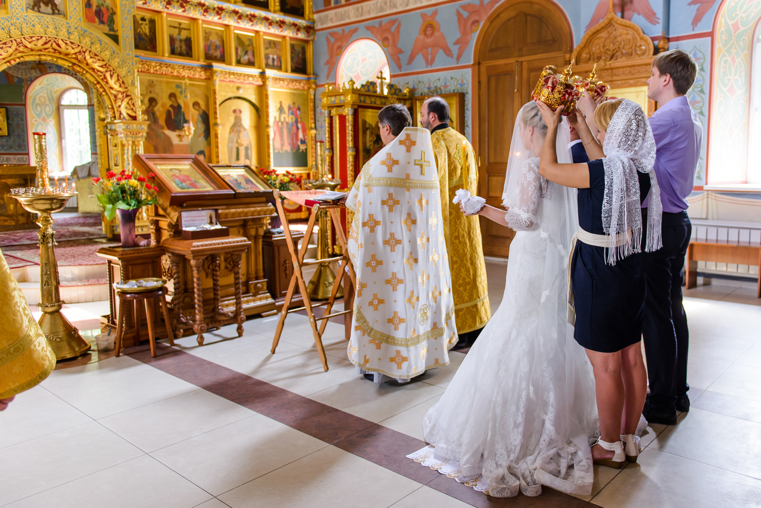 Венчание Артура и Елены. Свадебный и семейный фотограф в Москве Юлия Винник