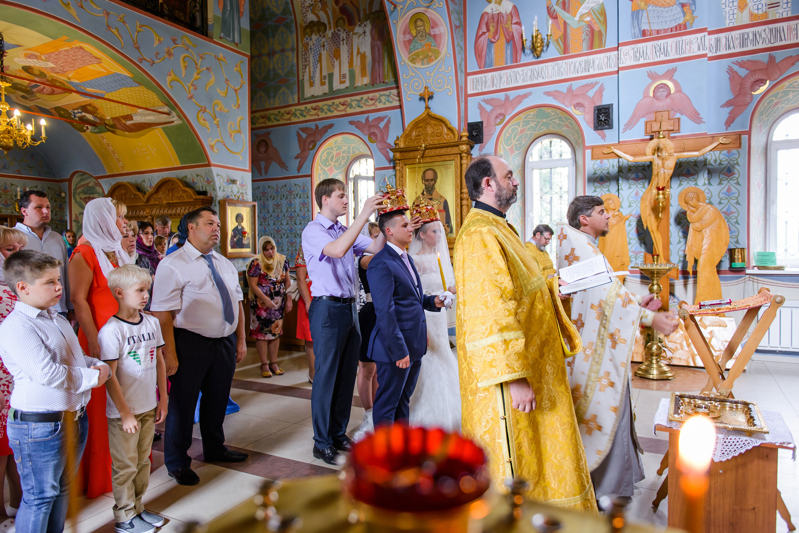 Венчание Артура и Елены. Свадебный и семейный фотограф в Москве Юлия Винник