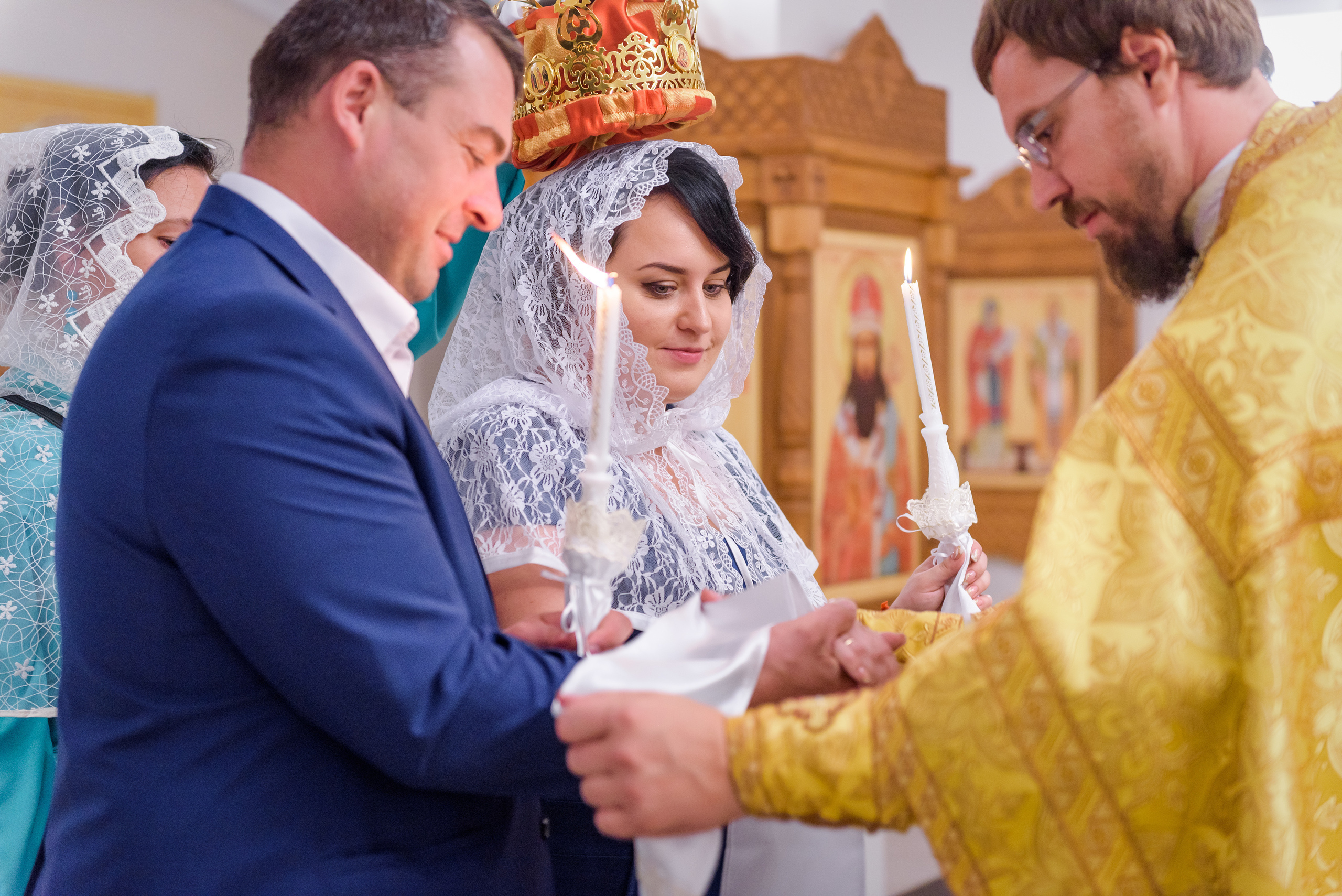 Венчание Юрия и Ксюши. Свадебный и семейный фотограф в Москве Юлия Винник