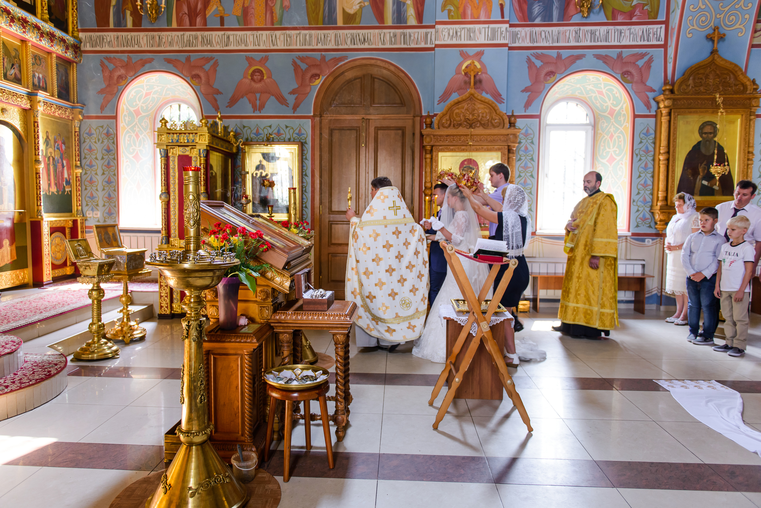 Венчание Артура и Елены. Свадебный и семейный фотограф в Москве Юлия Винник