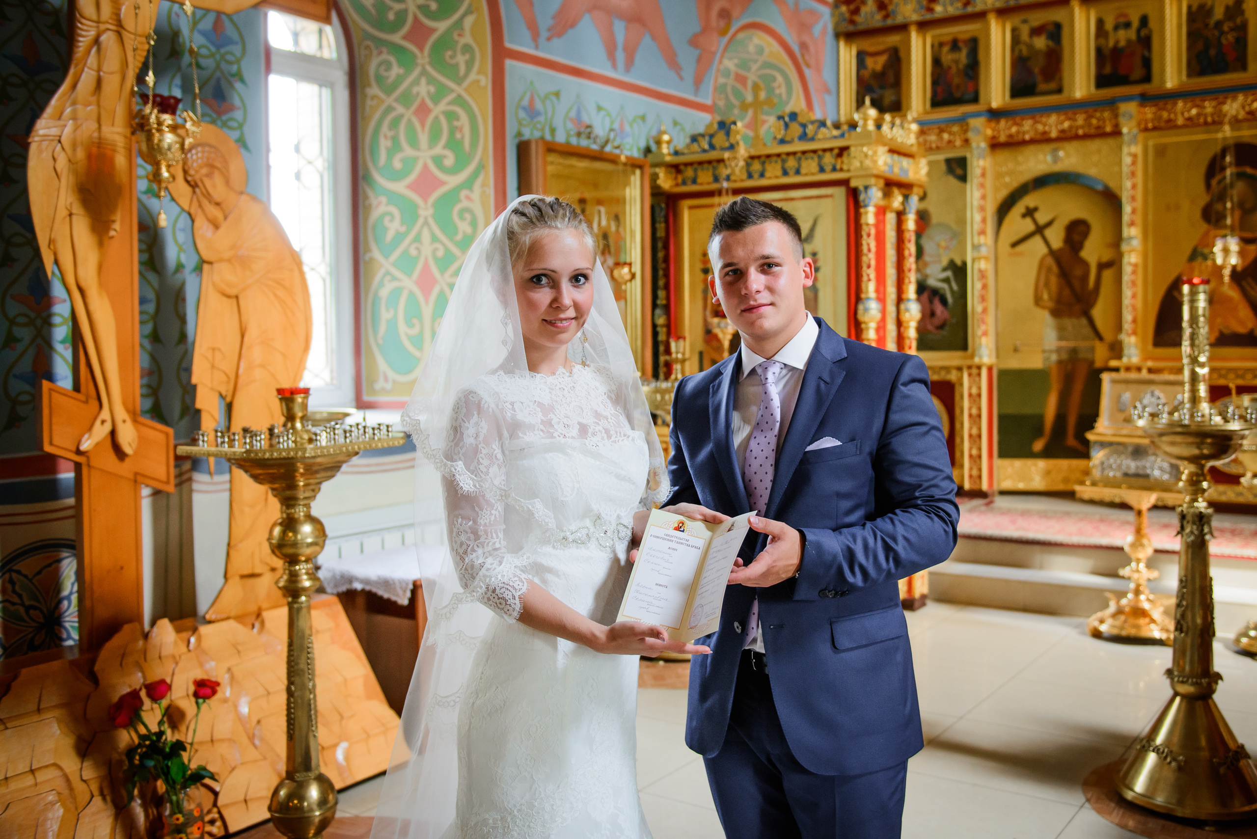 Венчание Артура и Елены. Свадебный и семейный фотограф в Москве Юлия Винник