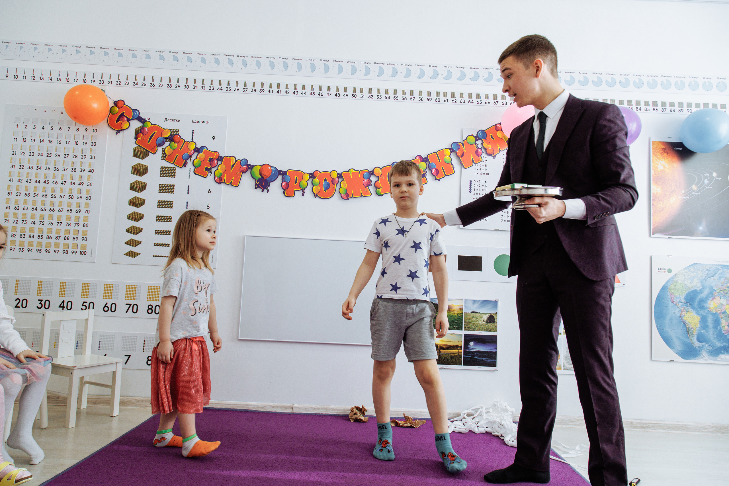 Совместный день рождения Арины и Григория в Baby-club Бескудниково. Семейный, свадебный и контент фотограф Москва