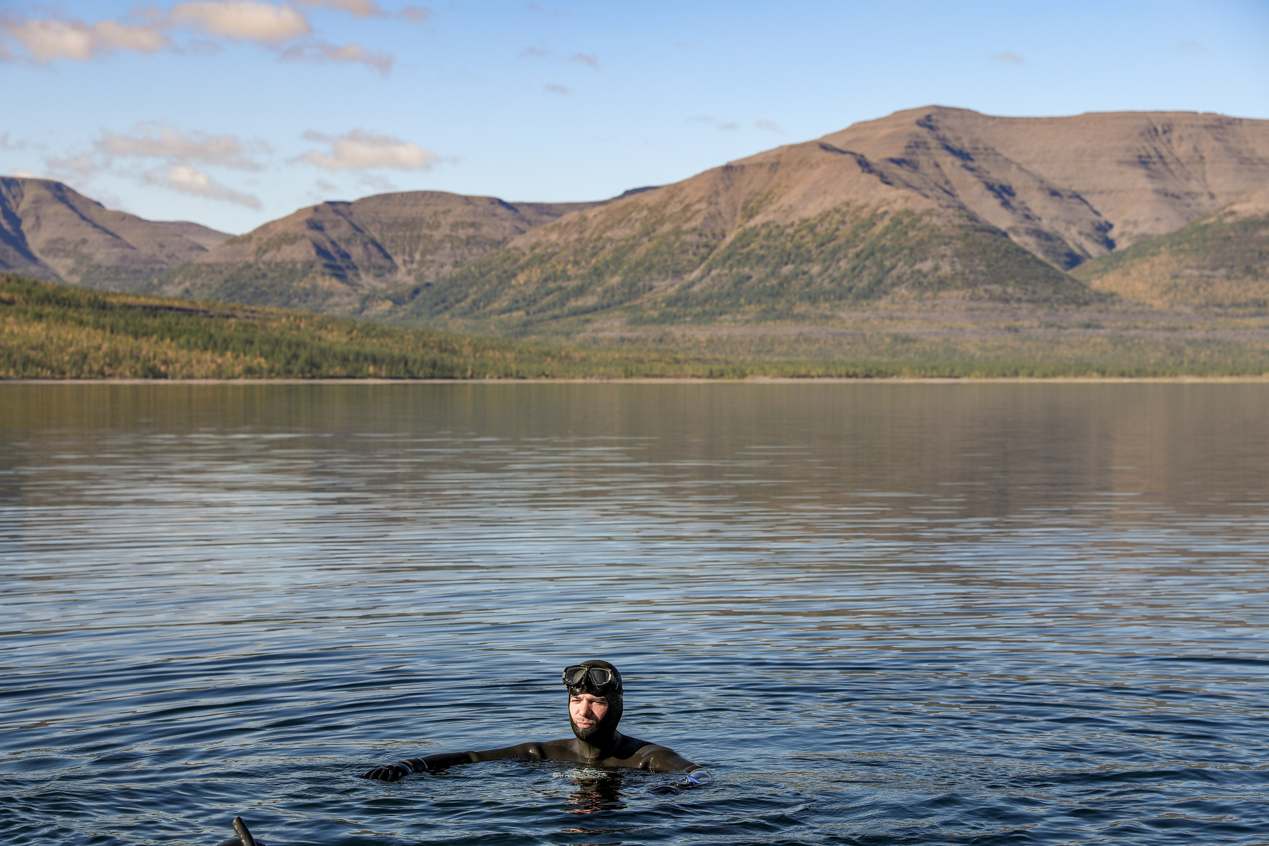 Фестиваль по фридайвингу «Глубина Путорана». Спортивный репортажный фотограф Казань Нафис Сиразетдинов